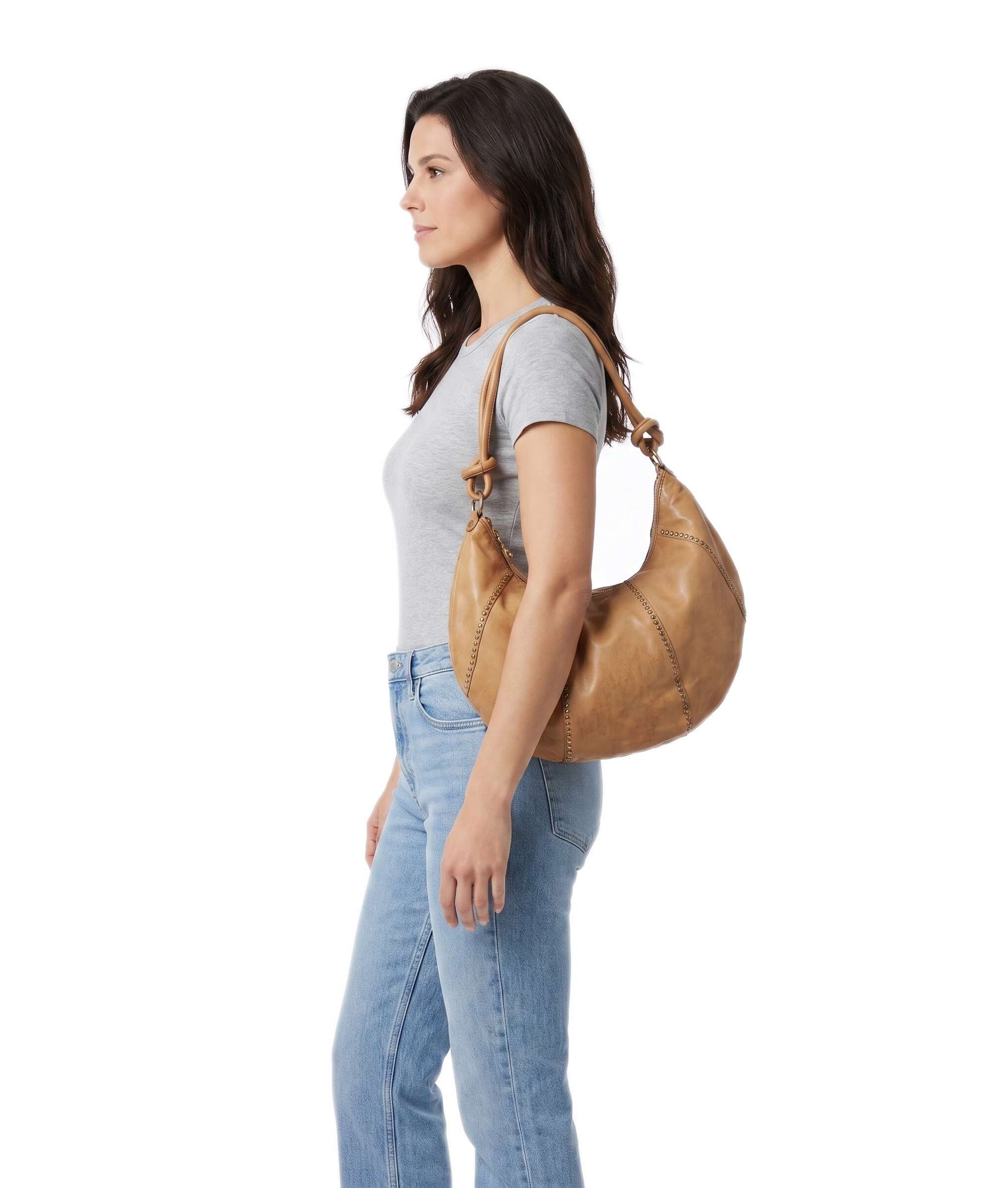 Campomaggi Hobo bag hazelnut
