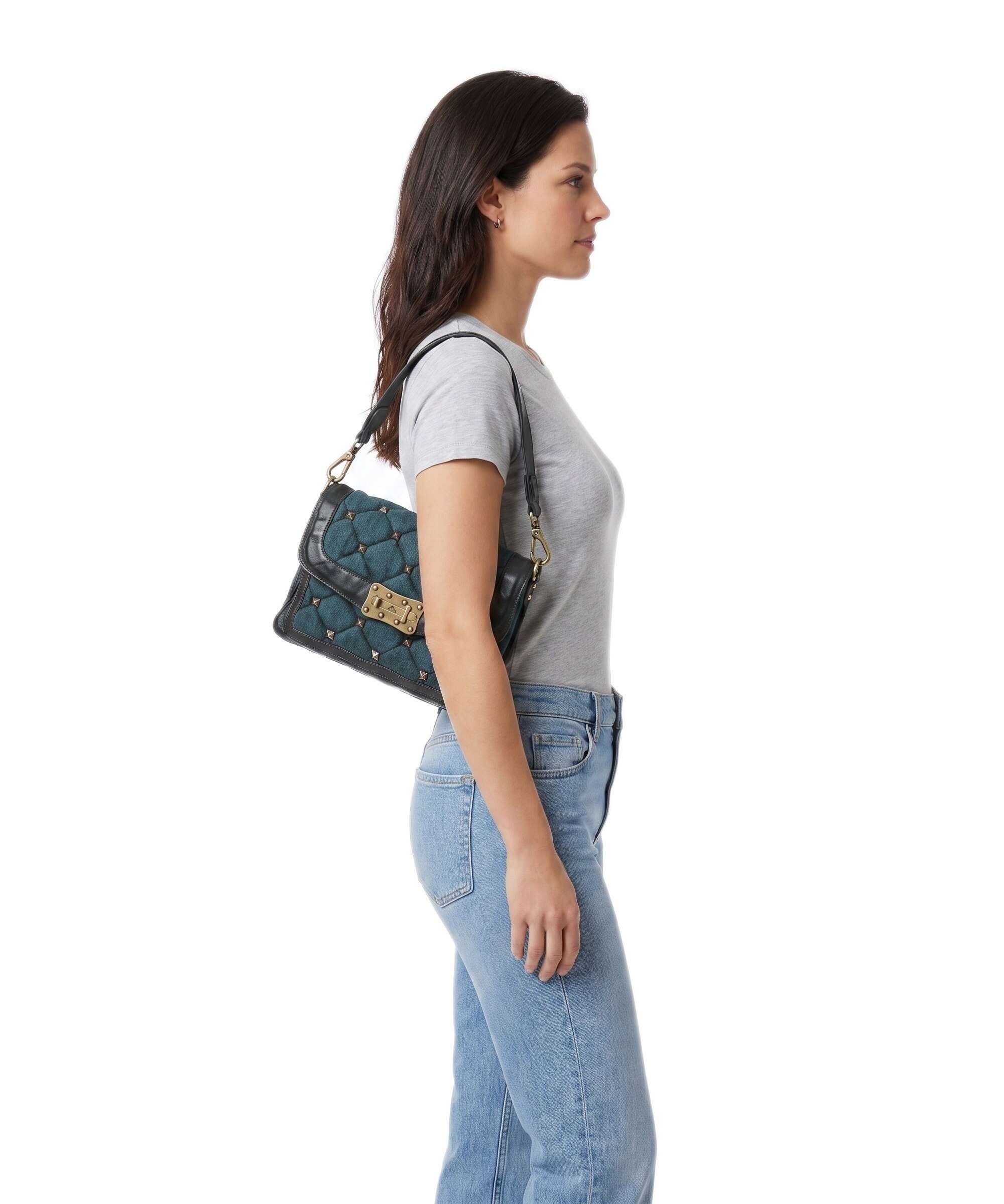 Campomaggi Shoulder bag petrolium