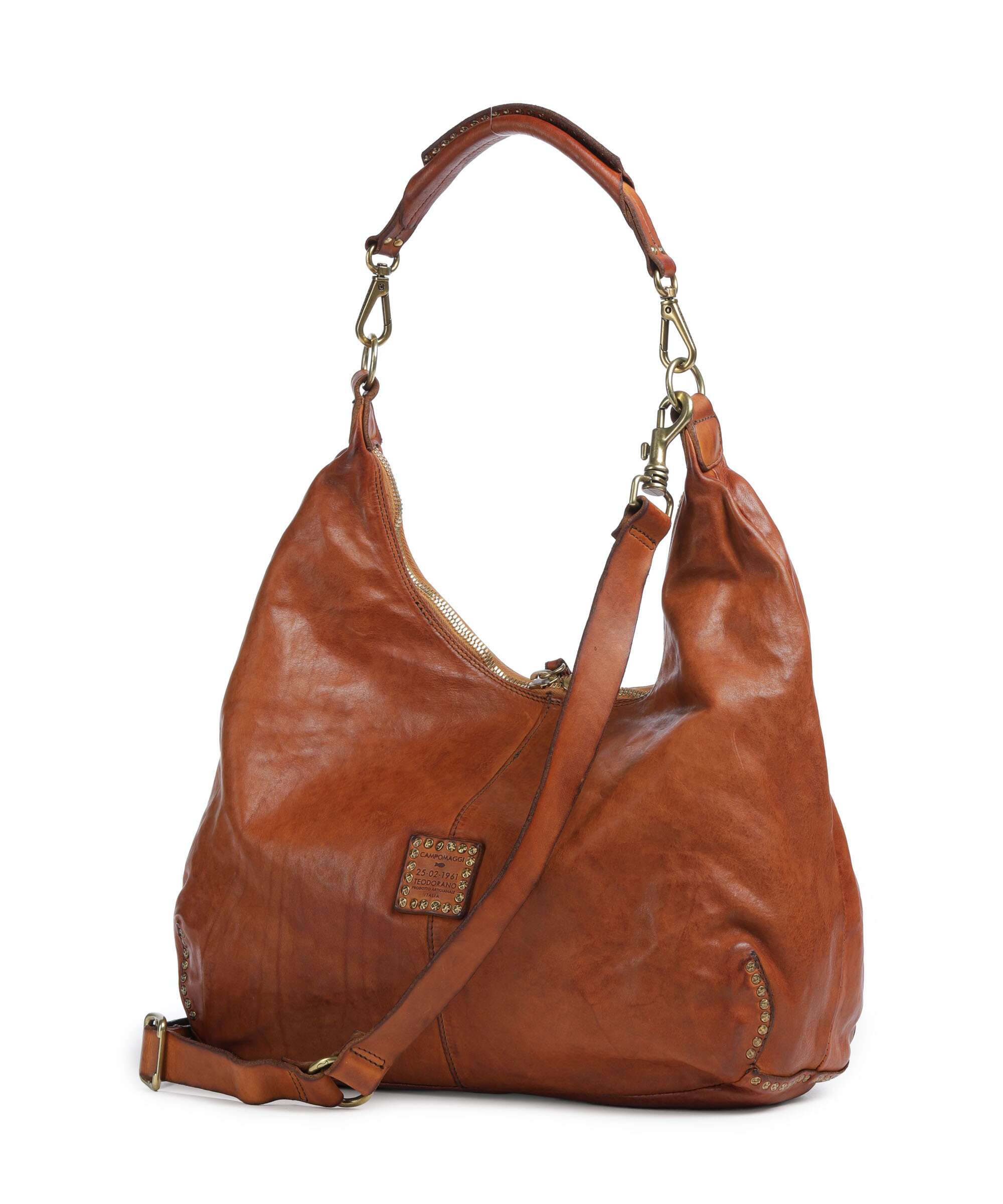 Campomaggi Hobo bag cognac