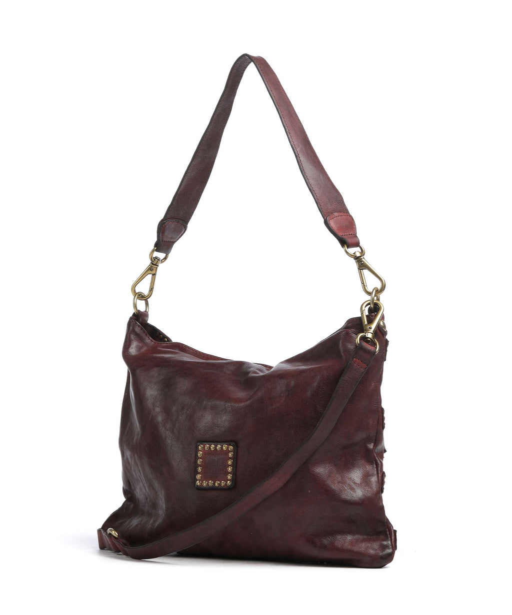 Campomaggi Hobo bag wine