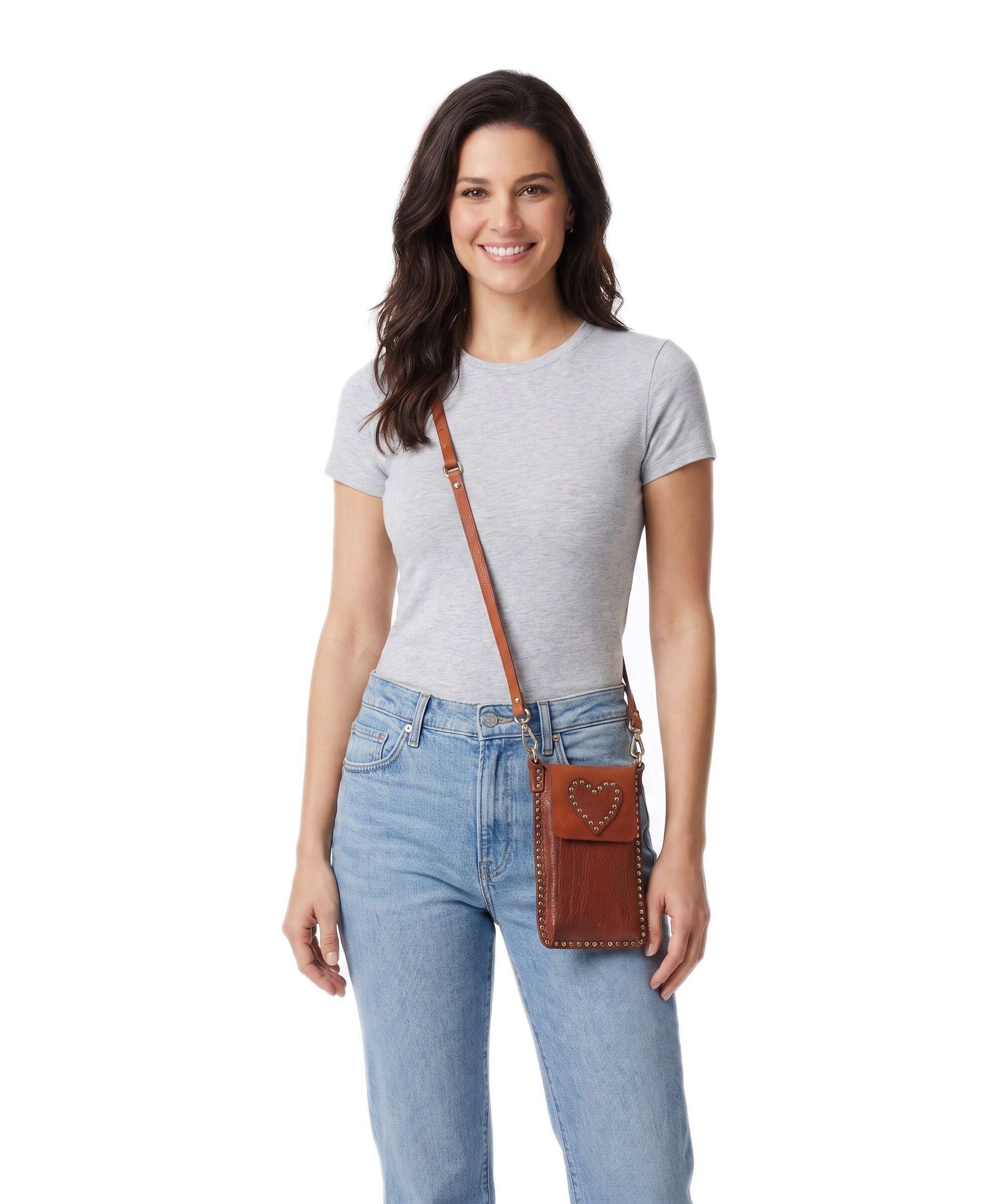 Campomaggi Phone bag cognac