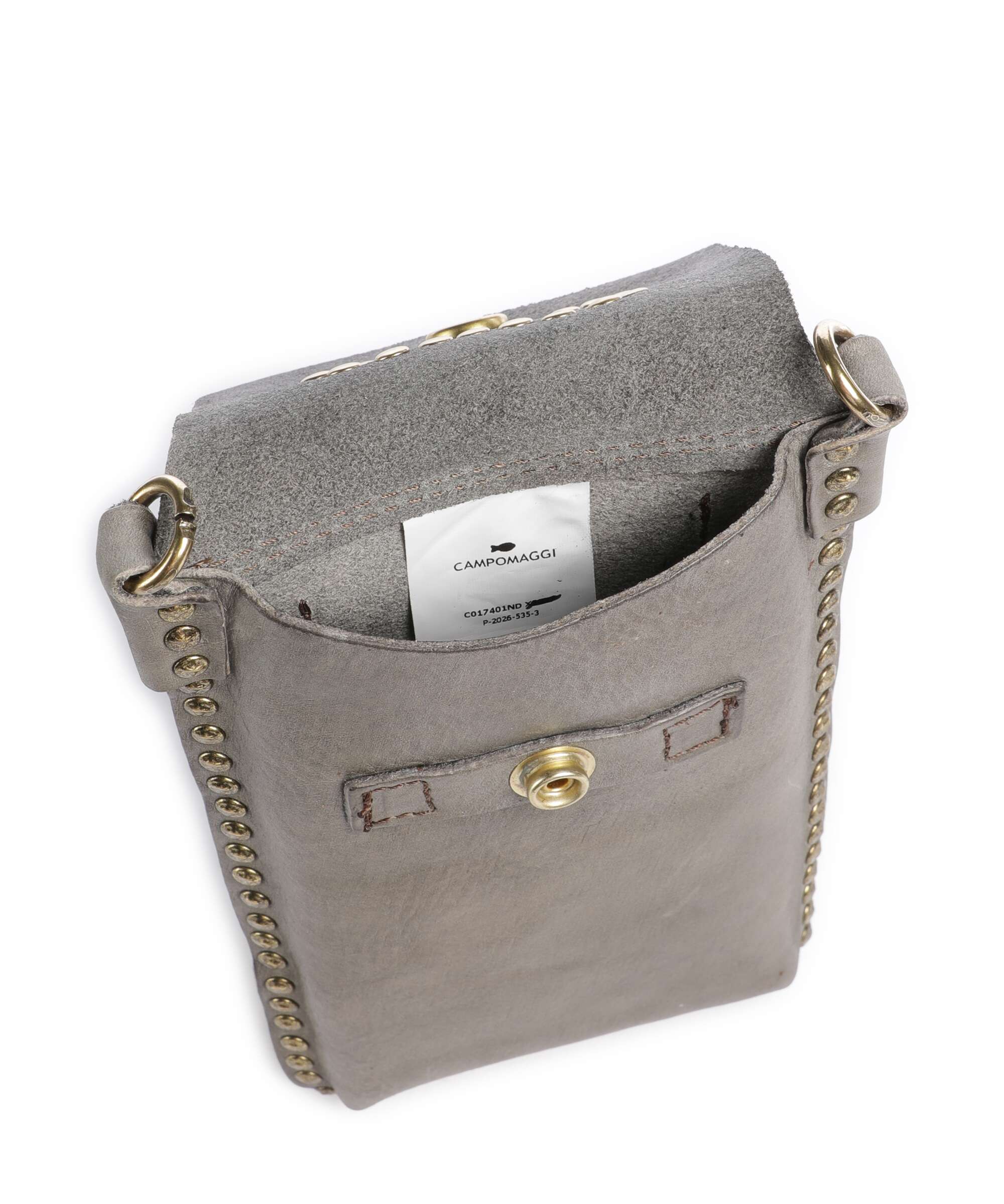 Campomaggi Phone bag cement