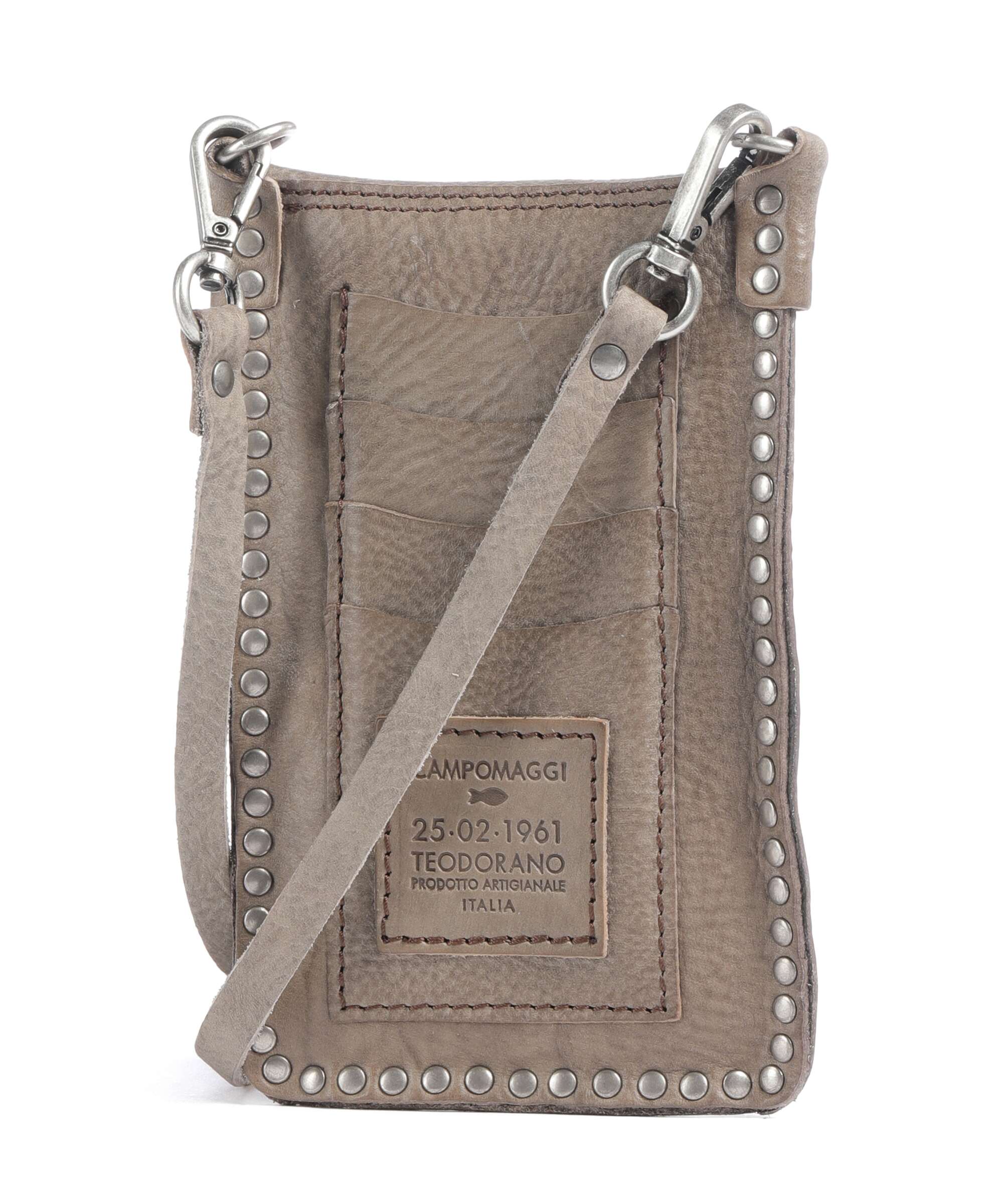 Campomaggi Phone bag cement