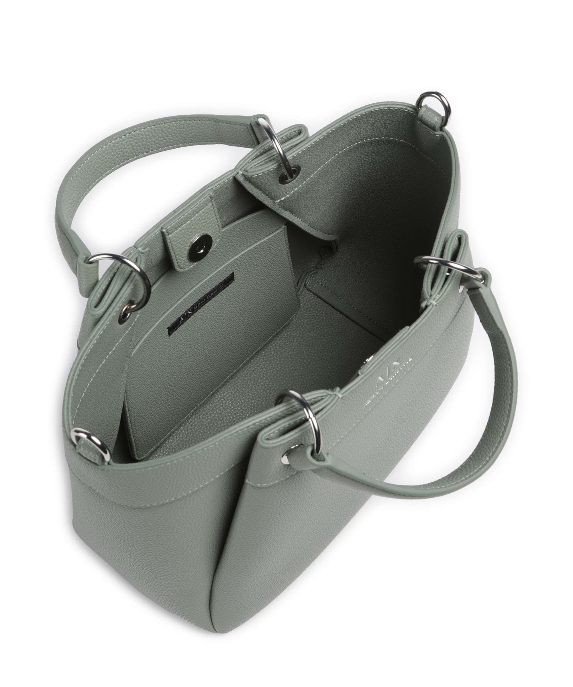 Armani Exchange Wave M Handbag sage