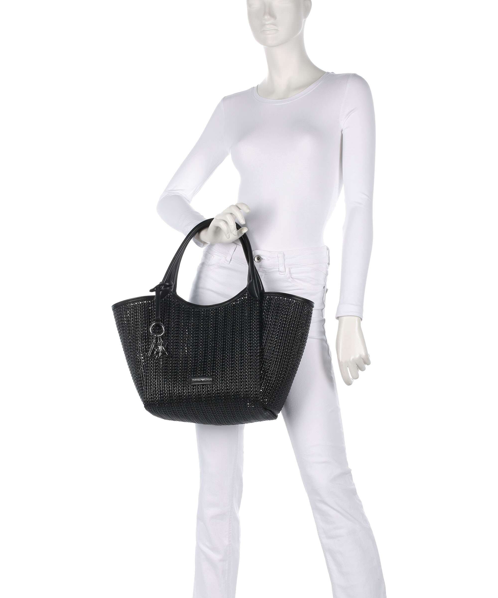 Emporio Armani Durini 24 Tote bag nero