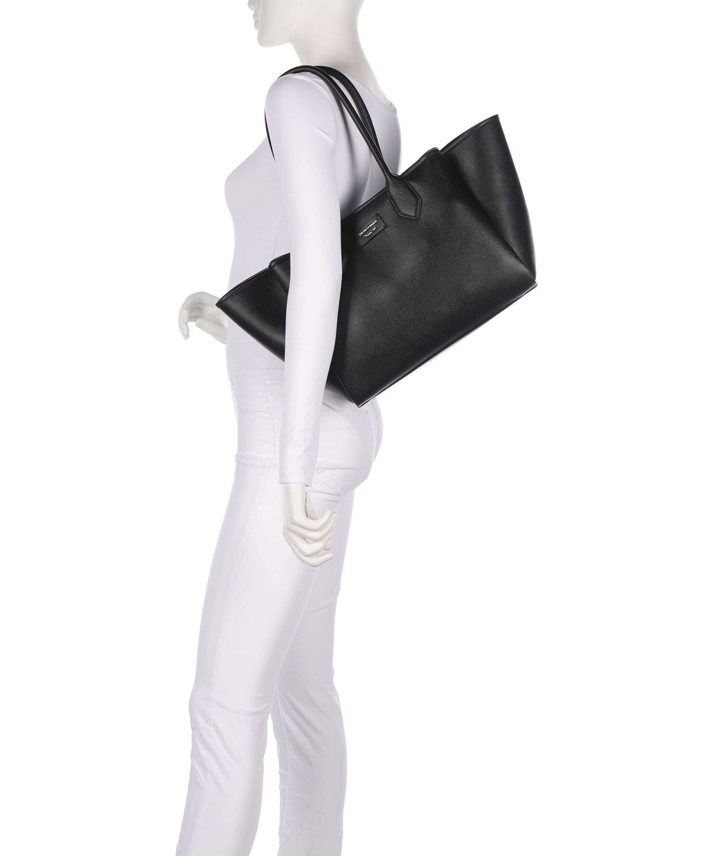 Emporio Armani Odette Tote bag nero/taupe