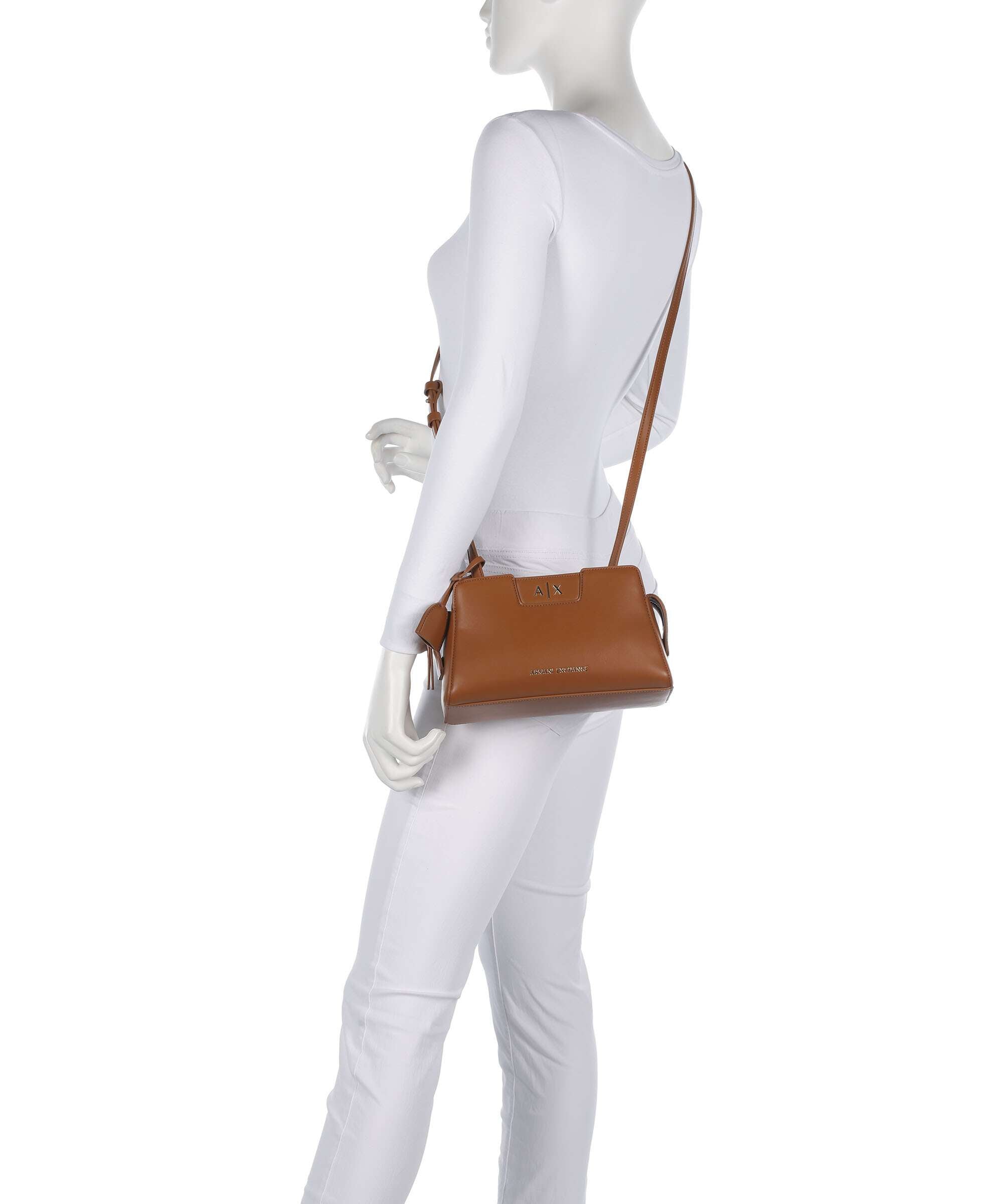 Armani Exchange Amelie M Crossbody bag brown