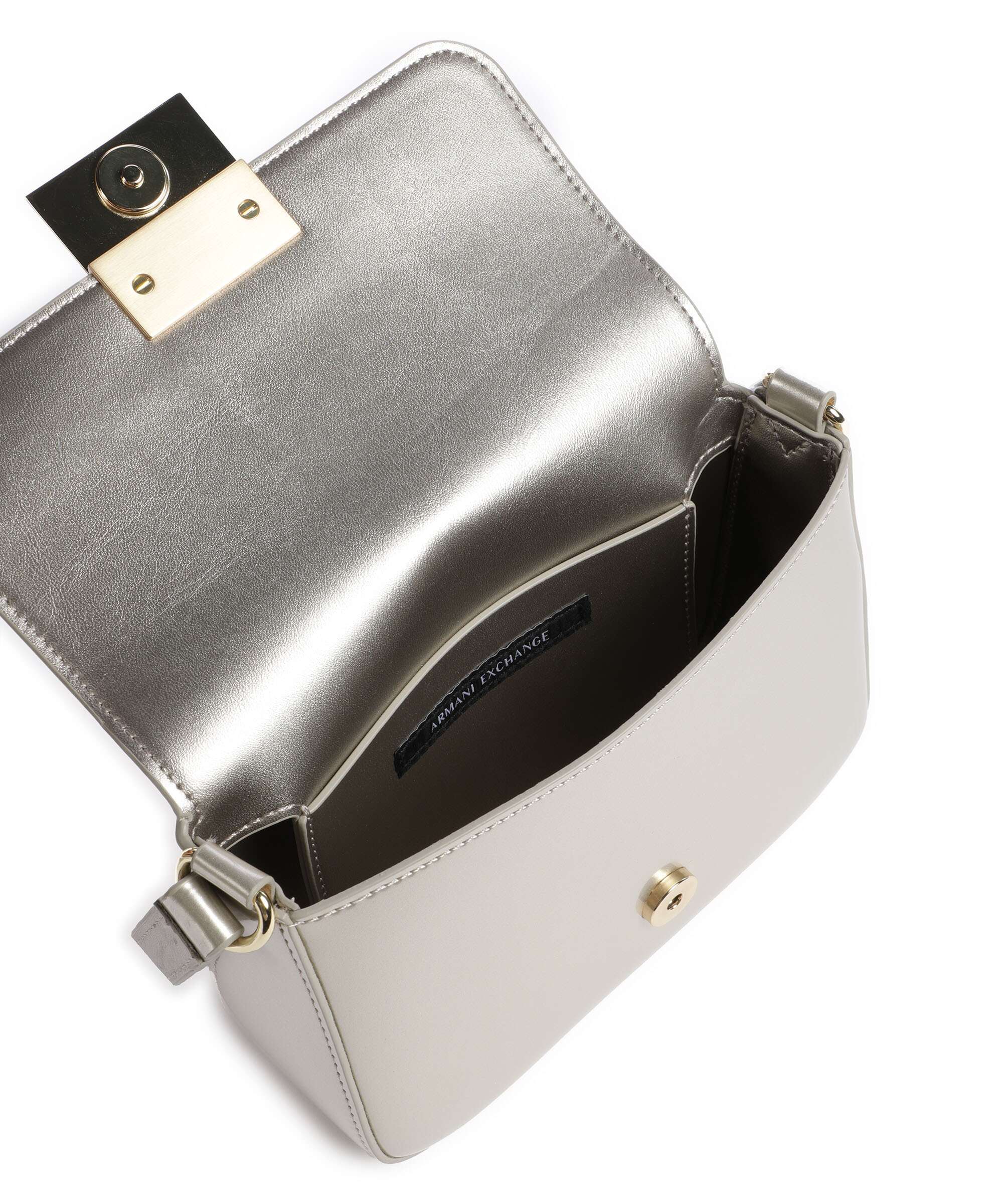 Armani Exchange Amy S Crossbody bag light gold
