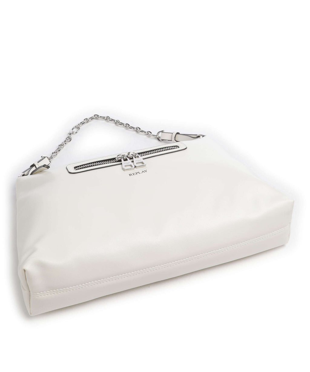 Replay Hobo bag dirty white