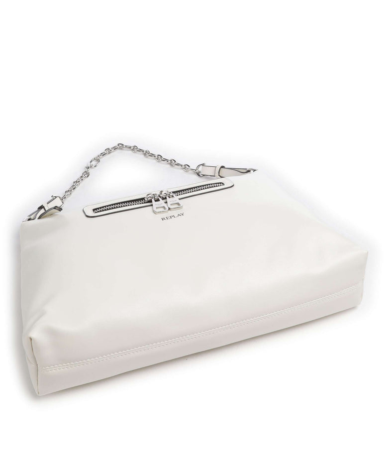 Replay Hobo bag dirty white
