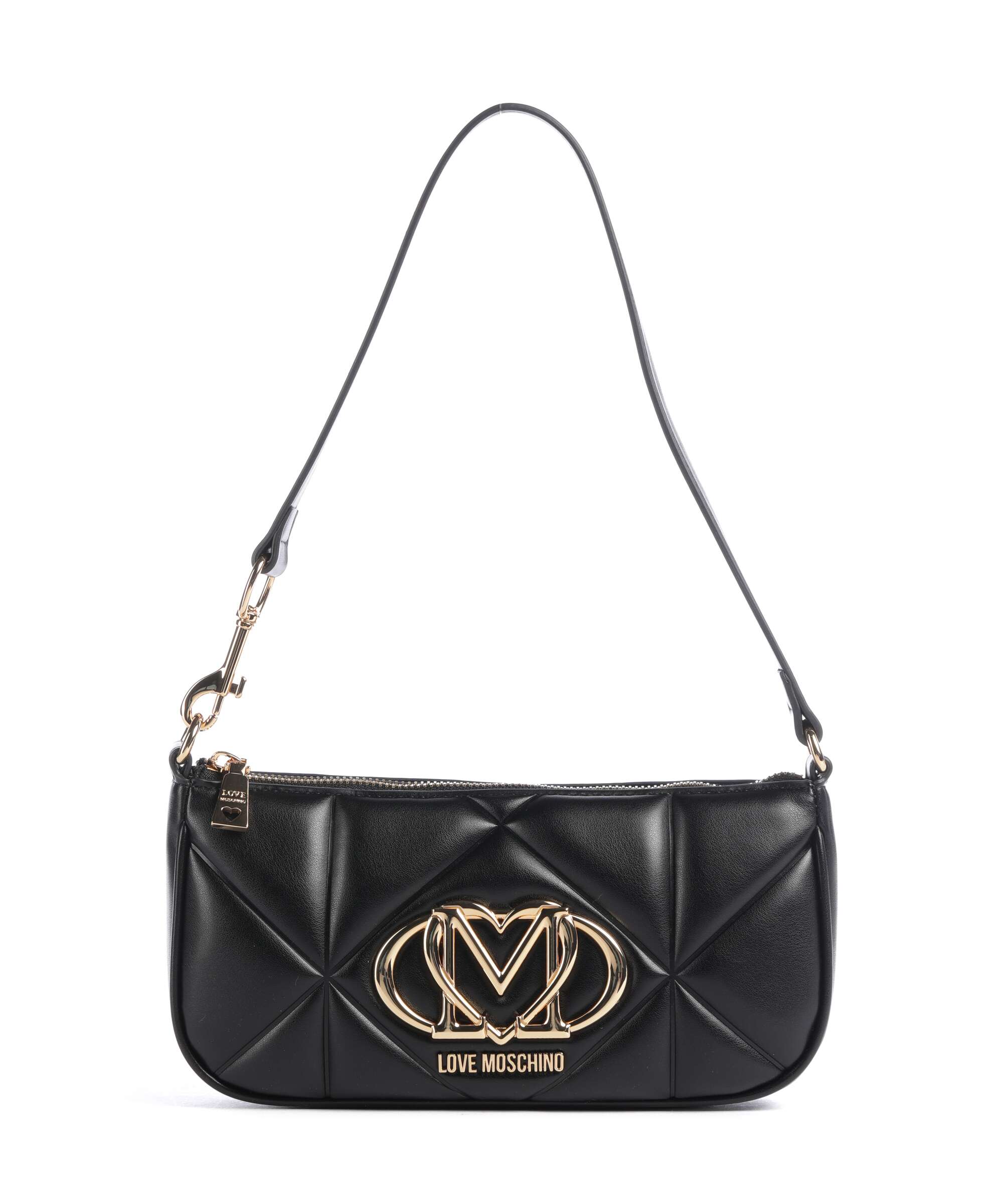 Love Moschino Embossed Q Shoulder bag nero