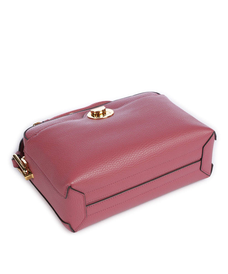Coccinelle Liya Signature Crossbody bag rosewood