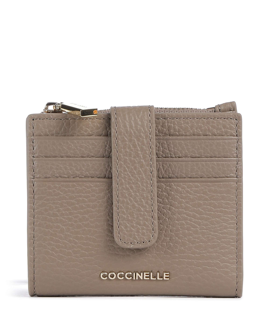 Coccinelle Metallic Soft Wallet warm taupe