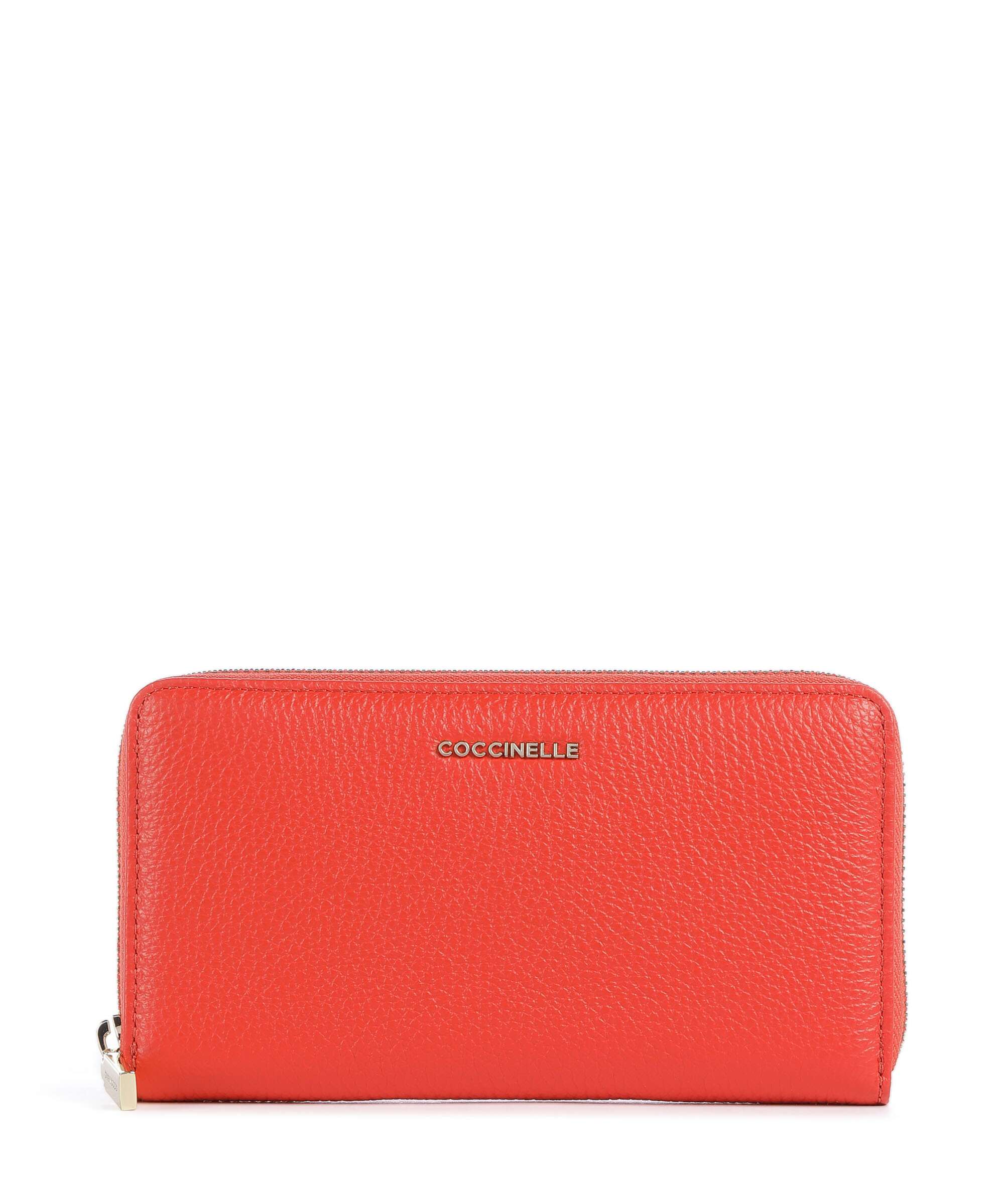 Coccinelle Metallic Soft Wallet gazpacho