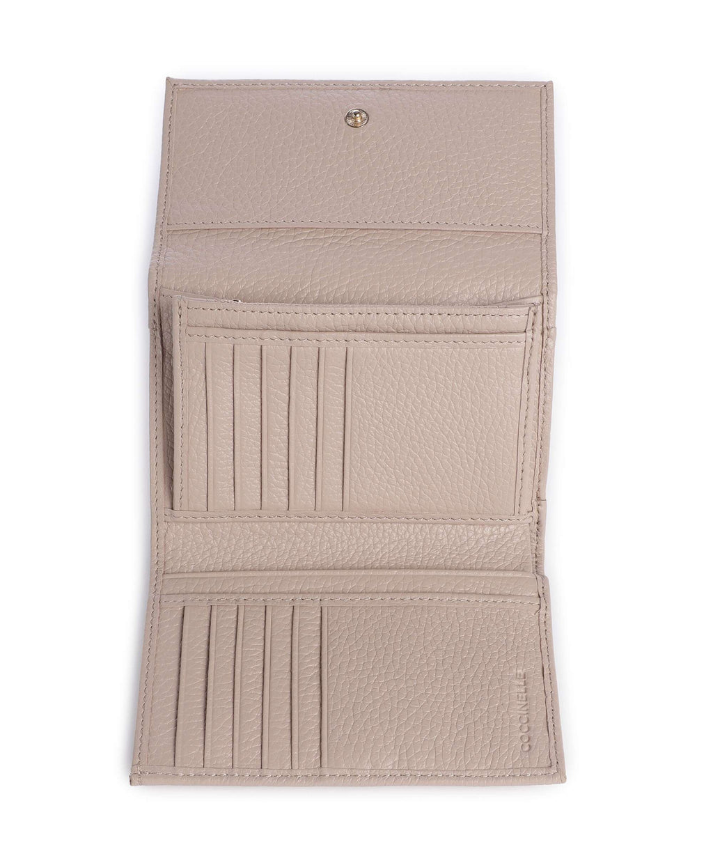 Coccinelle Metallic Soft Wallet rosette