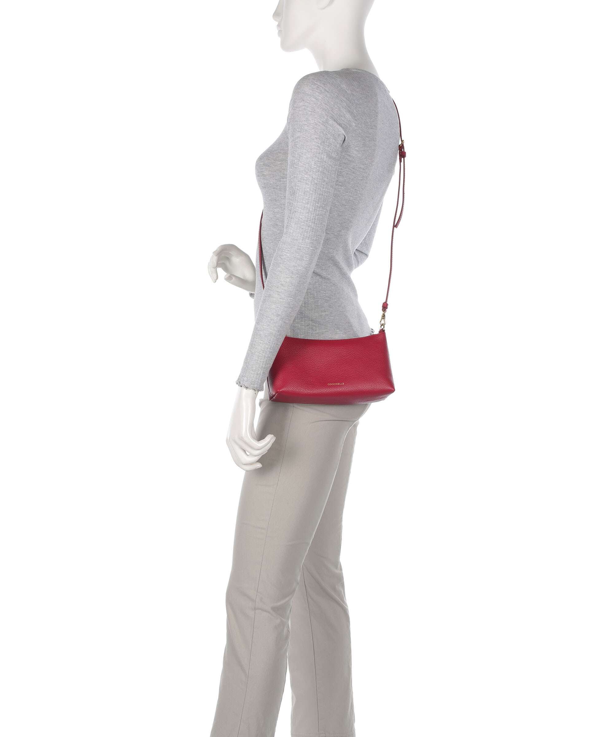 Coccinelle Aura Shoulder bag sangria