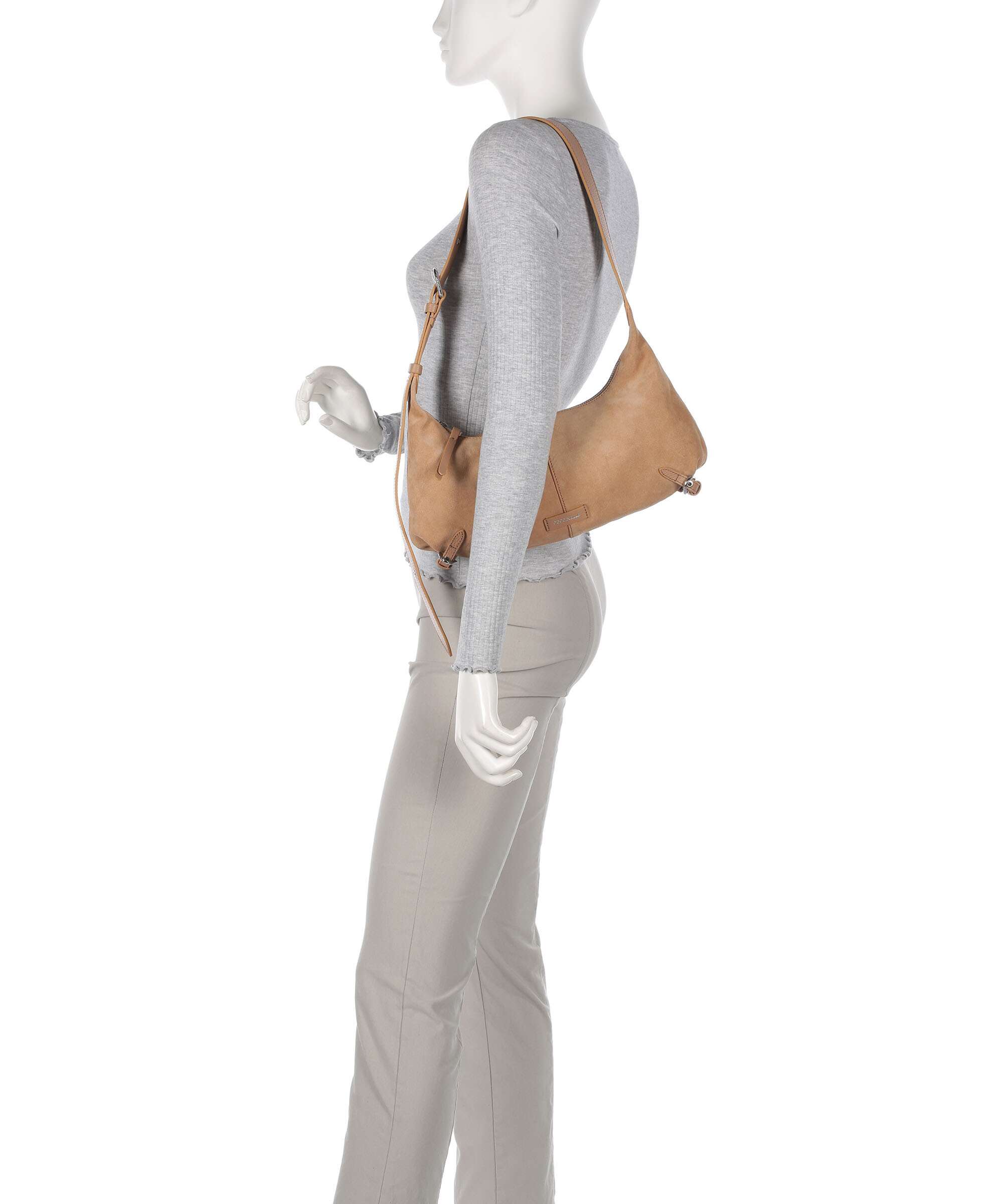Coccinelle Abigail Suede Shoulder bag skin