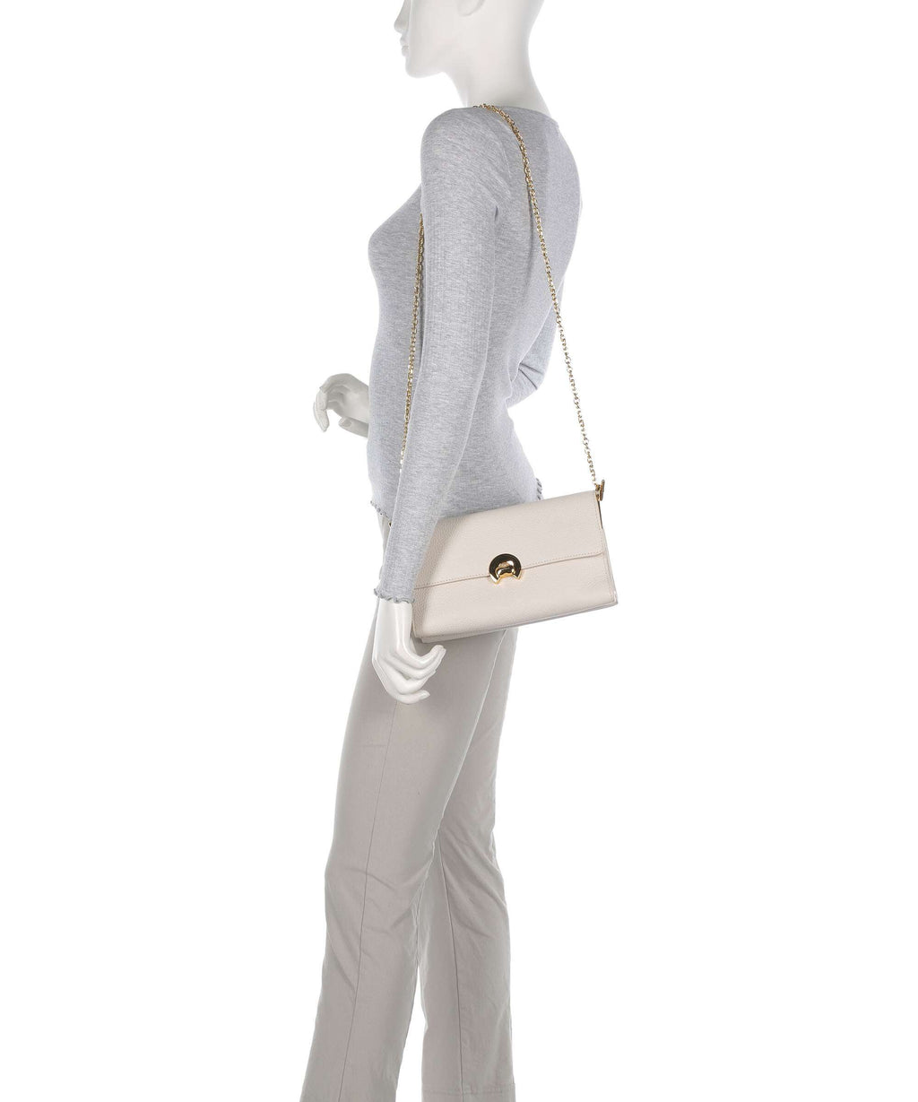 Coccinelle Binxie Crossbody bag lambskin white