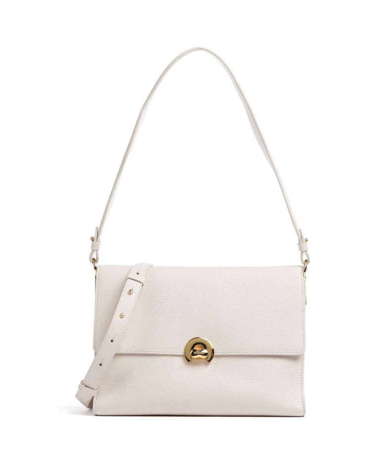 Coccinelle Binxie Shoulder bag lambskin white