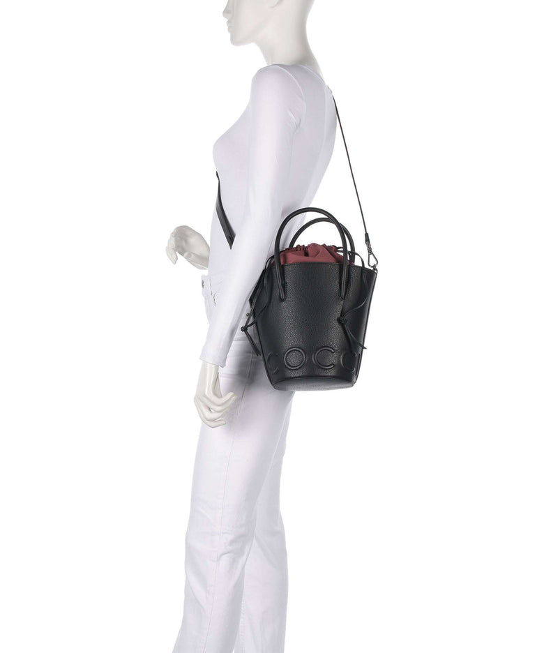 Coccinelle Myrtha Maxi Logo Bucket bag noir