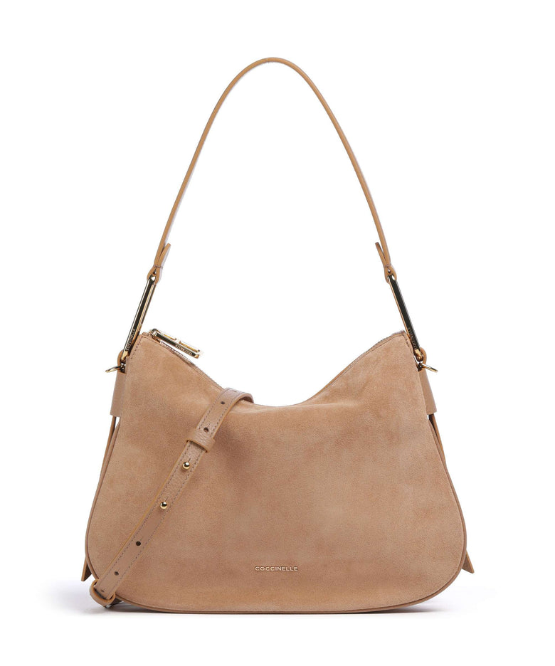 Coccinelle Magie Suede Hobo bag skin