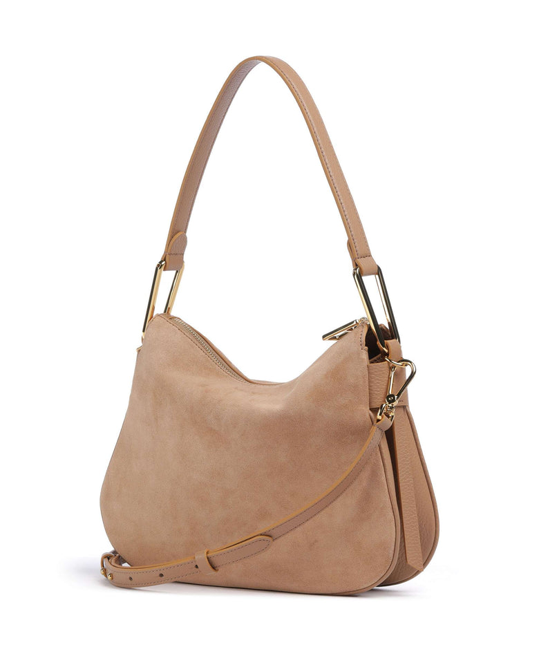 Coccinelle Magie Suede Hobo bag skin