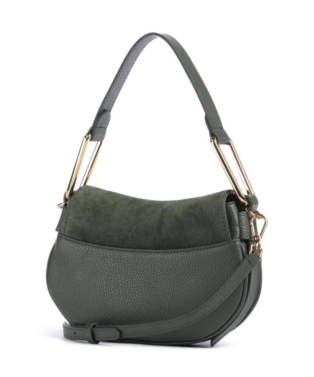 Coccinelle Magie Suede Shoulder bag alga