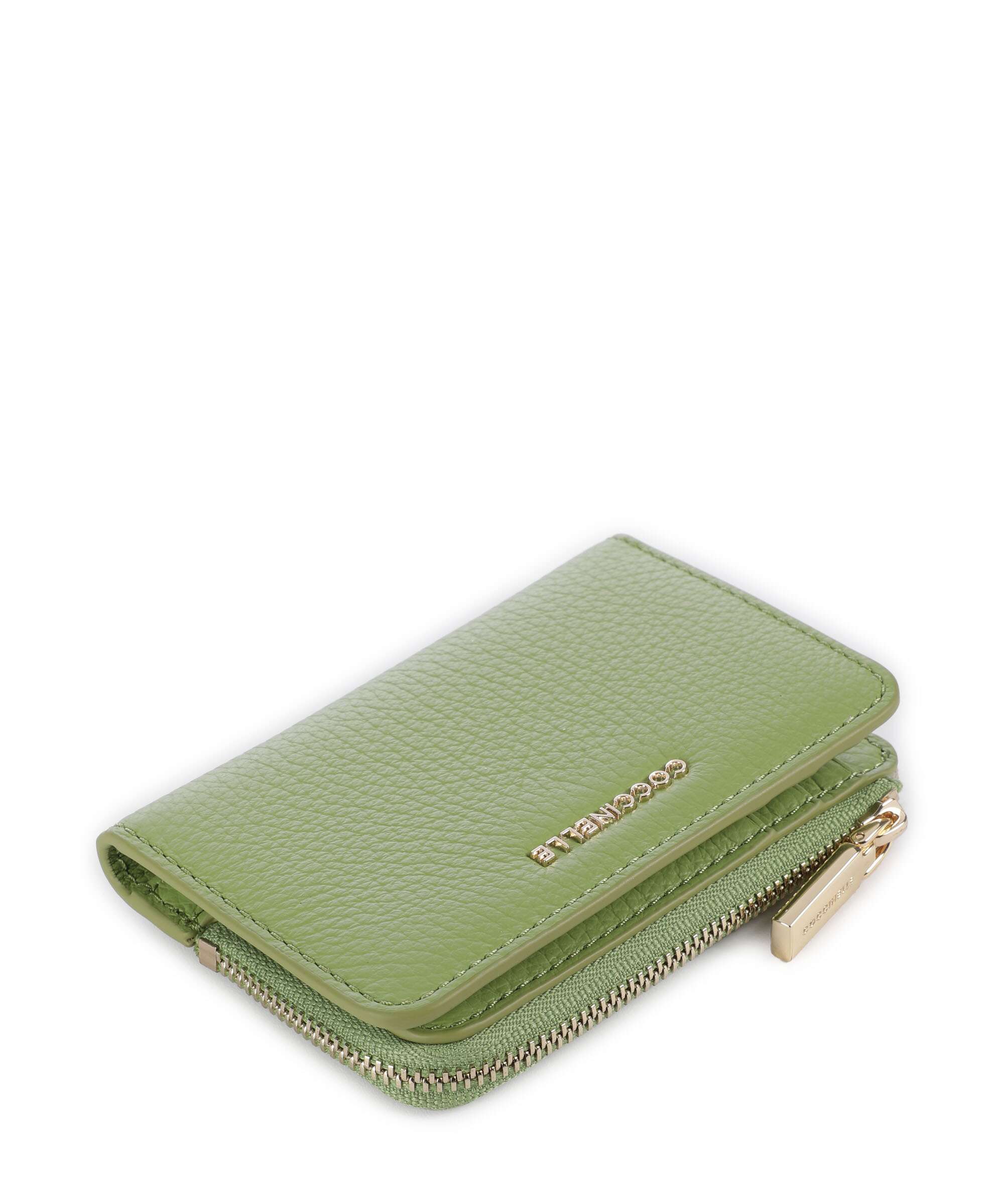 Coccinelle Metallic Soft Wallet guacamole