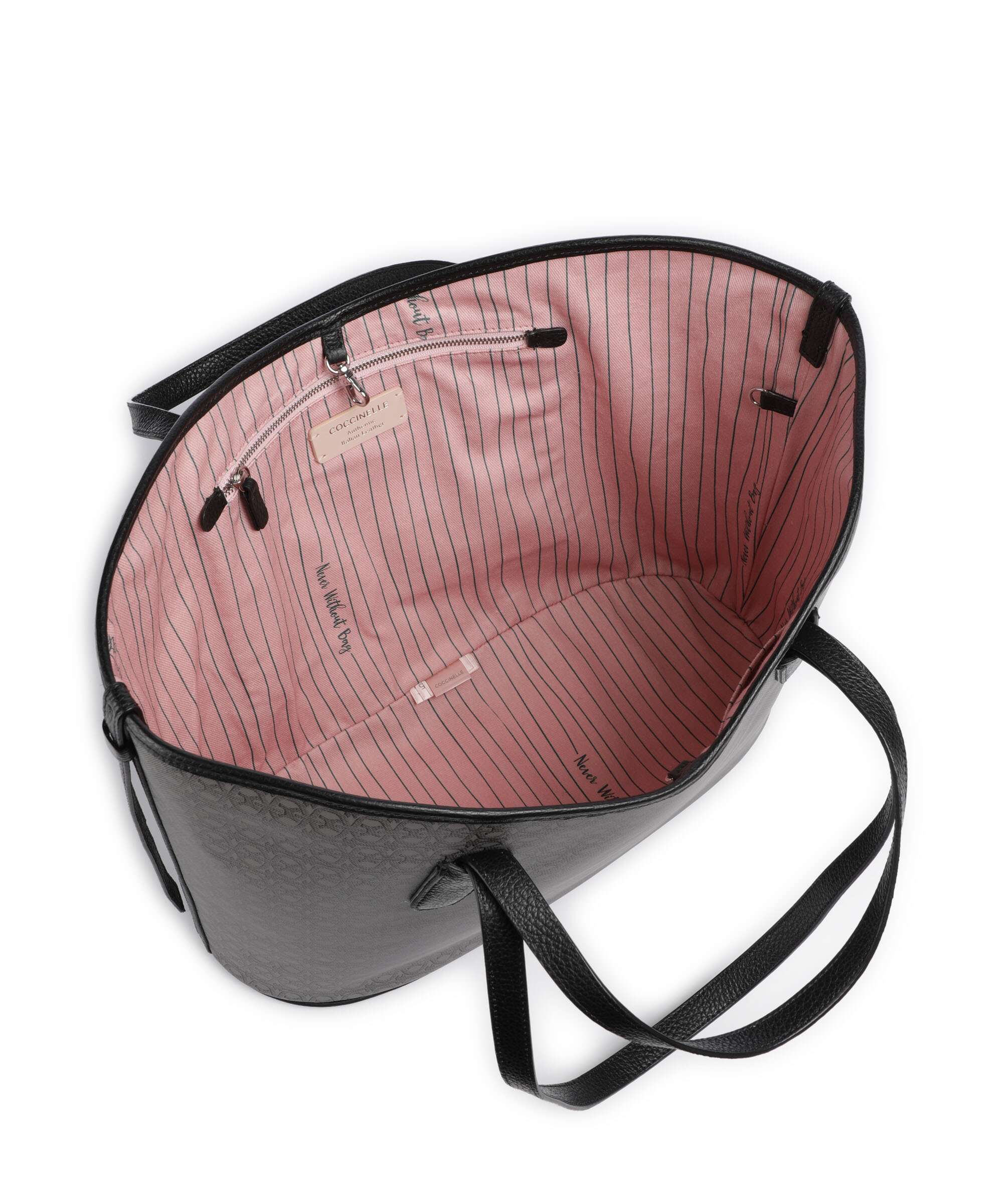 Coccinelle Never Without Bag Monogram Tote bag multicolour/noir