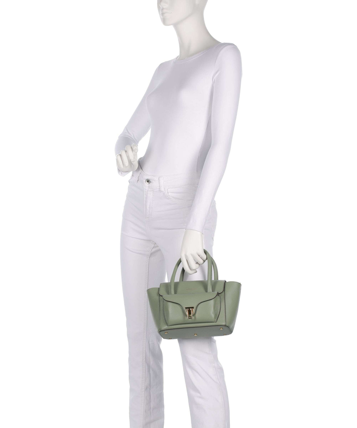 Coccinelle Beat Double Handbag greenery