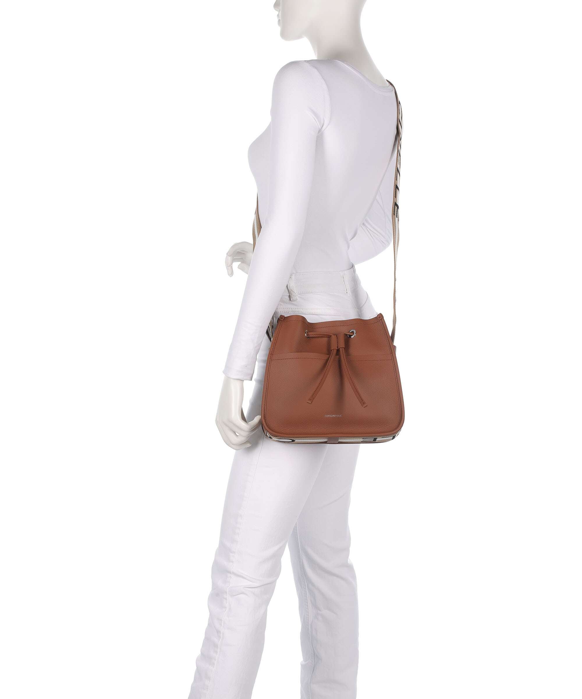 Coccinelle Raquel Bucket bag cognac/noir