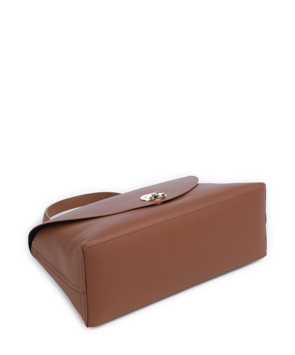 Coccinelle Nikla Handbag cognac/noir