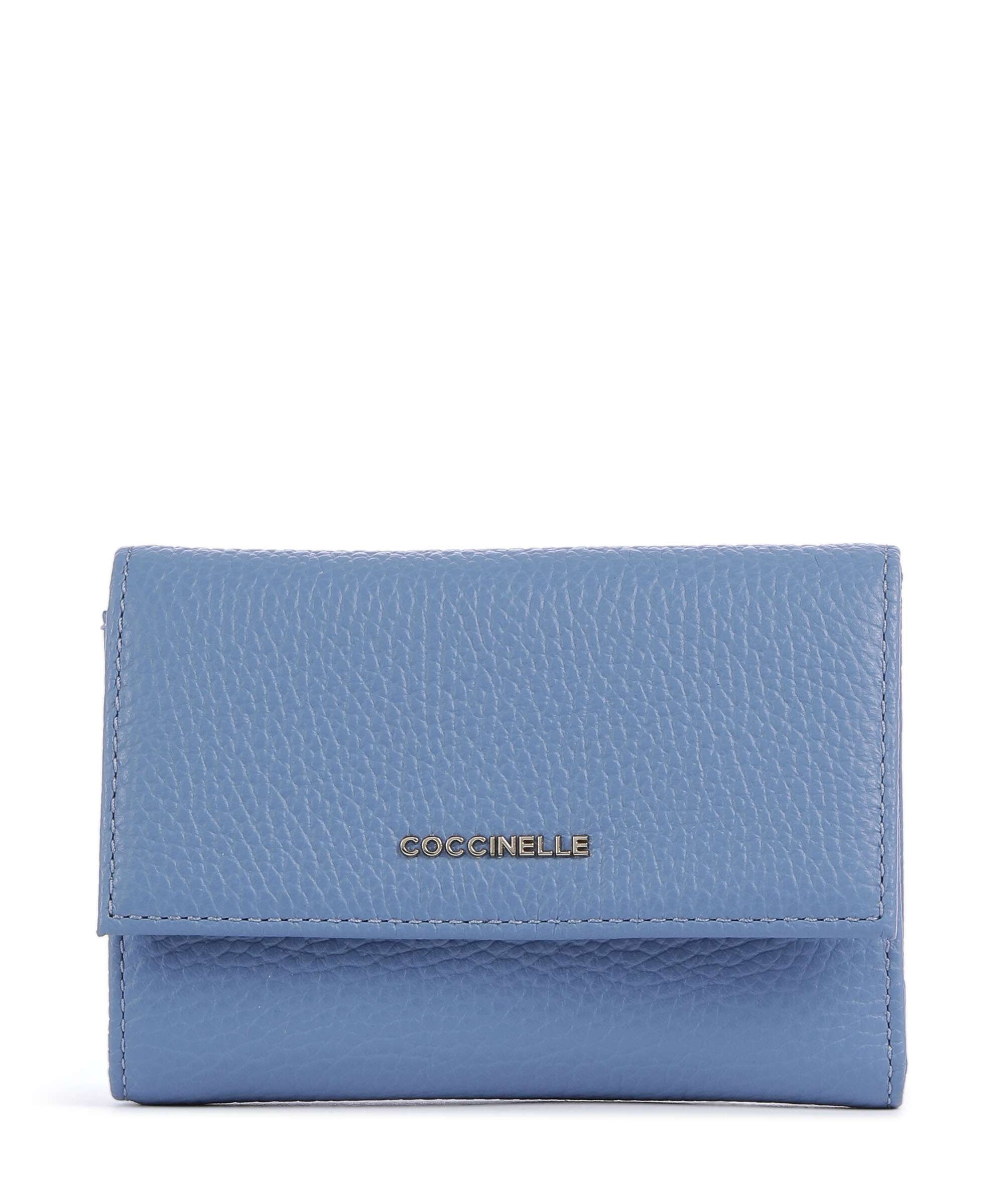 Coccinelle Metallic Soft Wallet azul