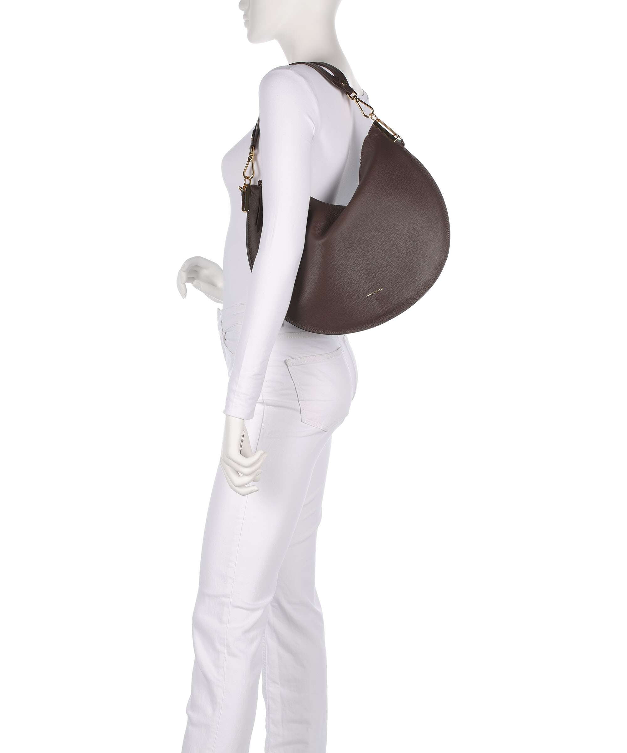 Coccinelle Sunup Hobo bag brunet/arctic blue
