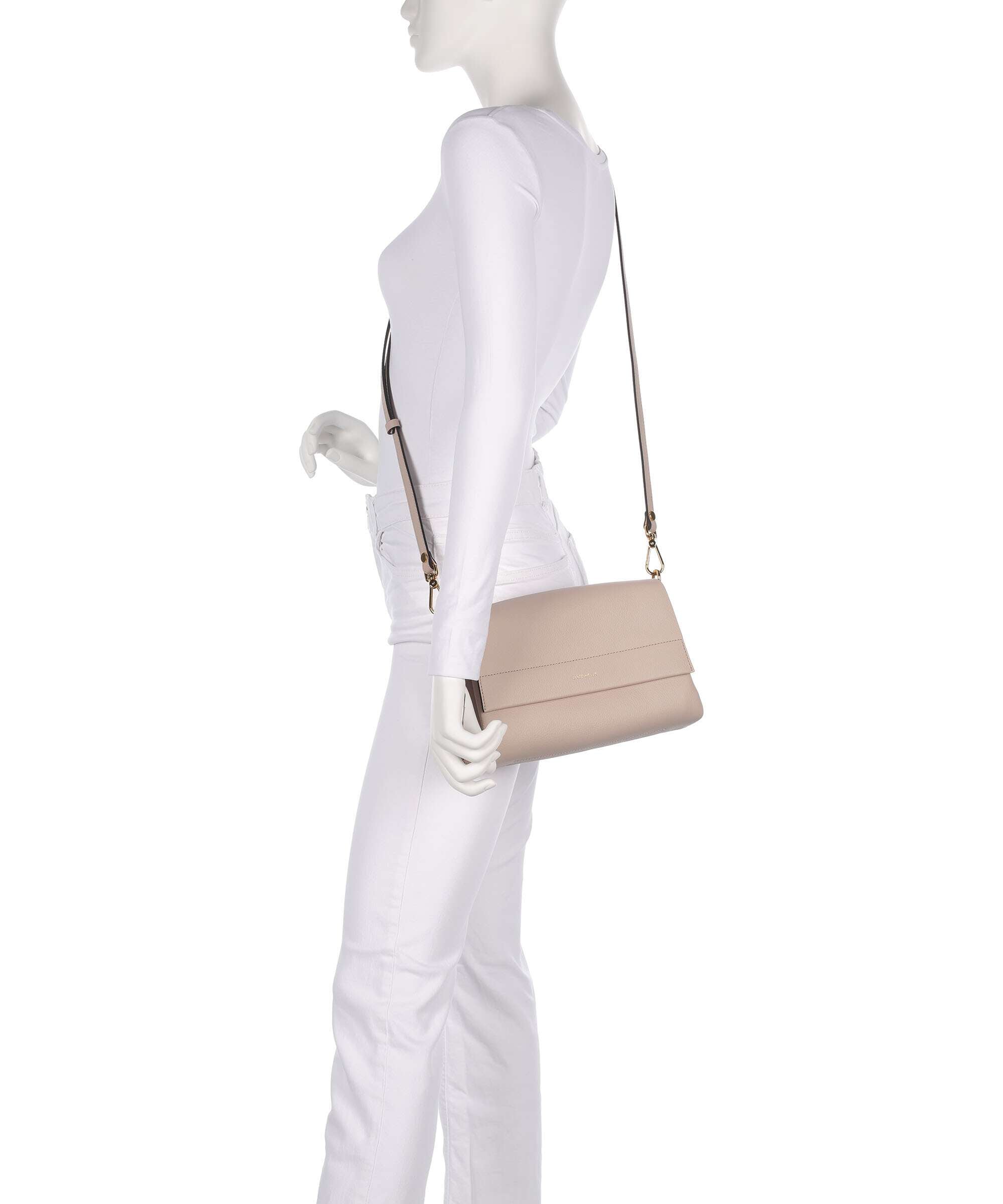 Coccinelle Boheme Grana Double Shoulder bag rosette/warm taupe