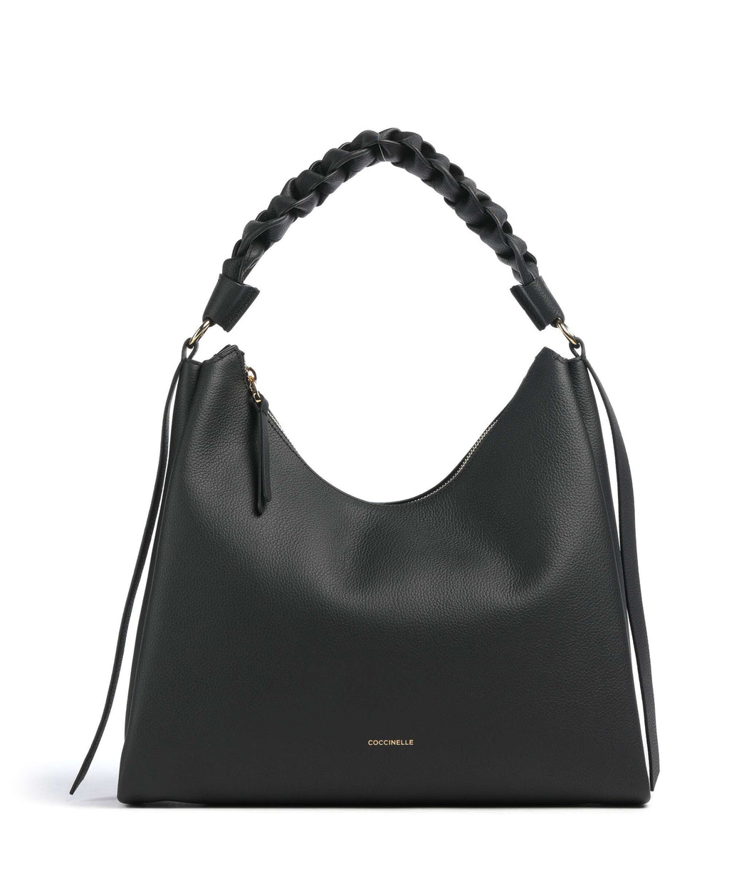 Coccinelle Boheme Grana Double Hobo bag noir/cognac