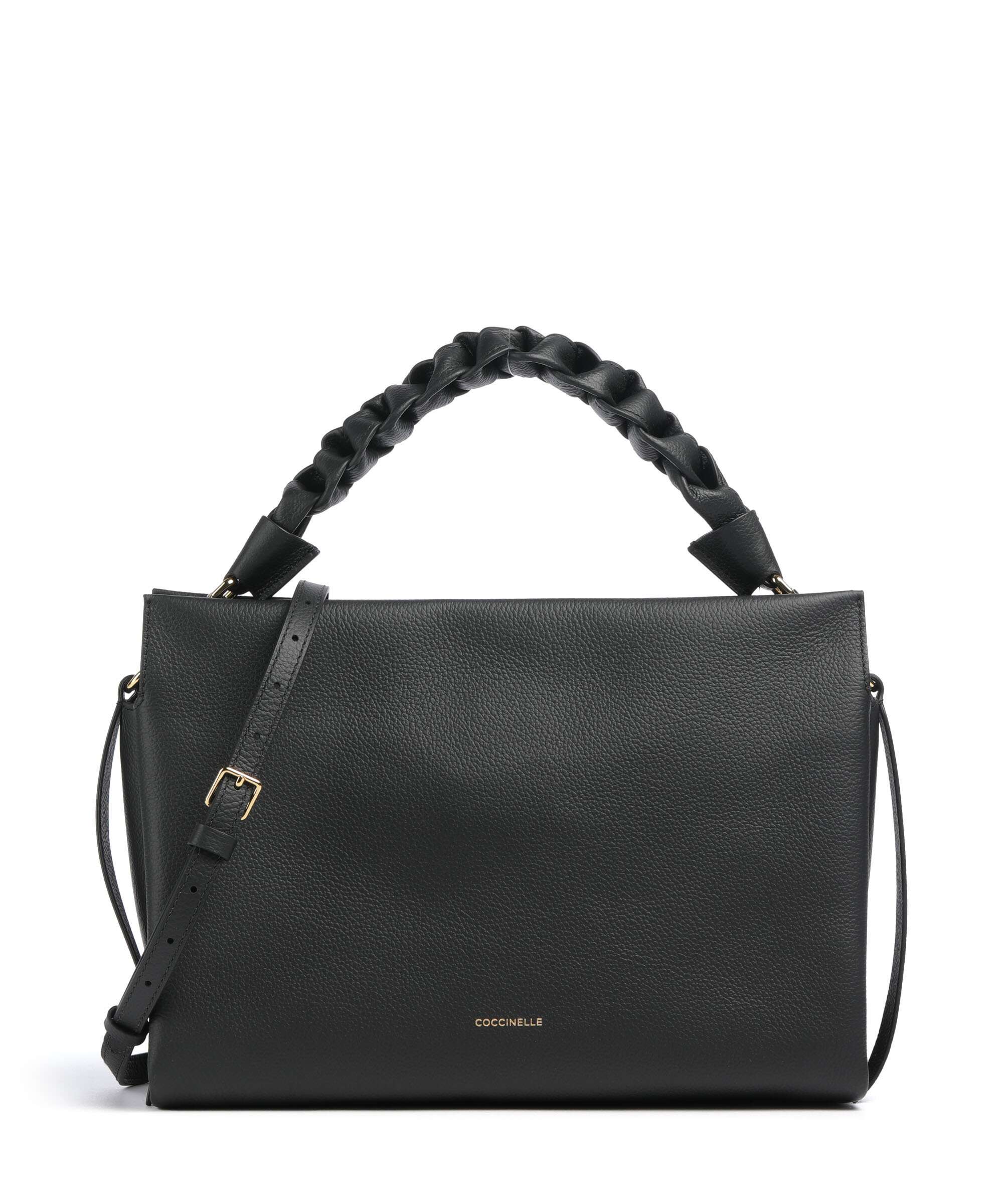 Coccinelle Boheme Grana Double Hobo bag noir/cognac