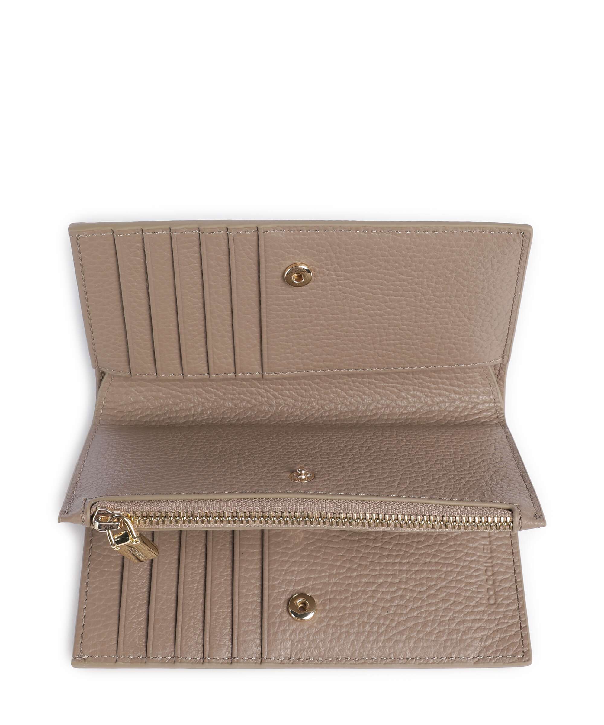 Coccinelle Metallic Soft Wallet warm taupe