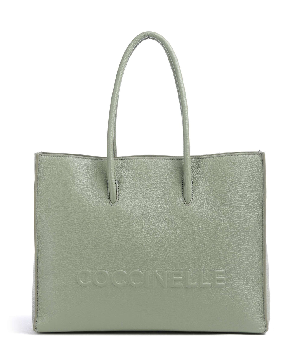 Coccinelle Myrtha Maxi Logo Tote bag greenery