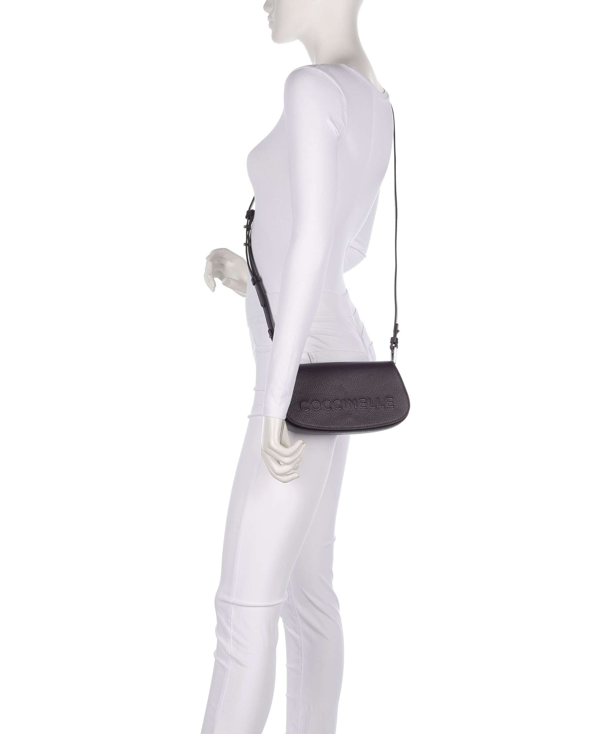 Coccinelle Myrtha Maxi Logo Shoulder bag prune