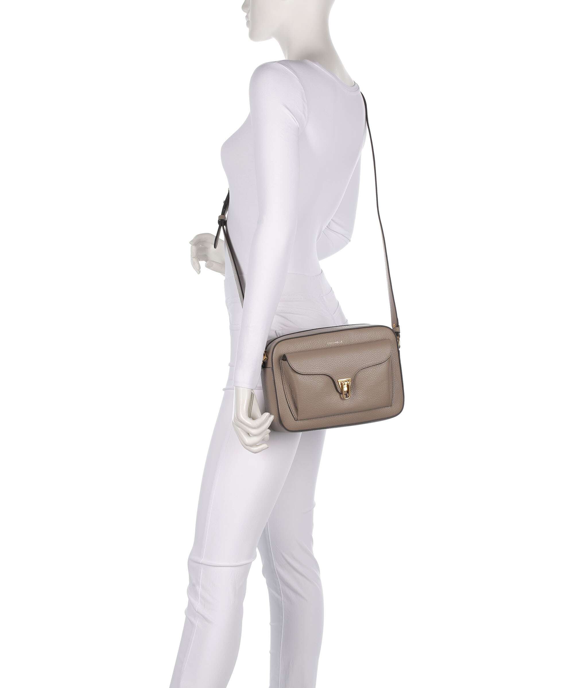 Coccinelle Beat Soft Crossbody bag warm taupe