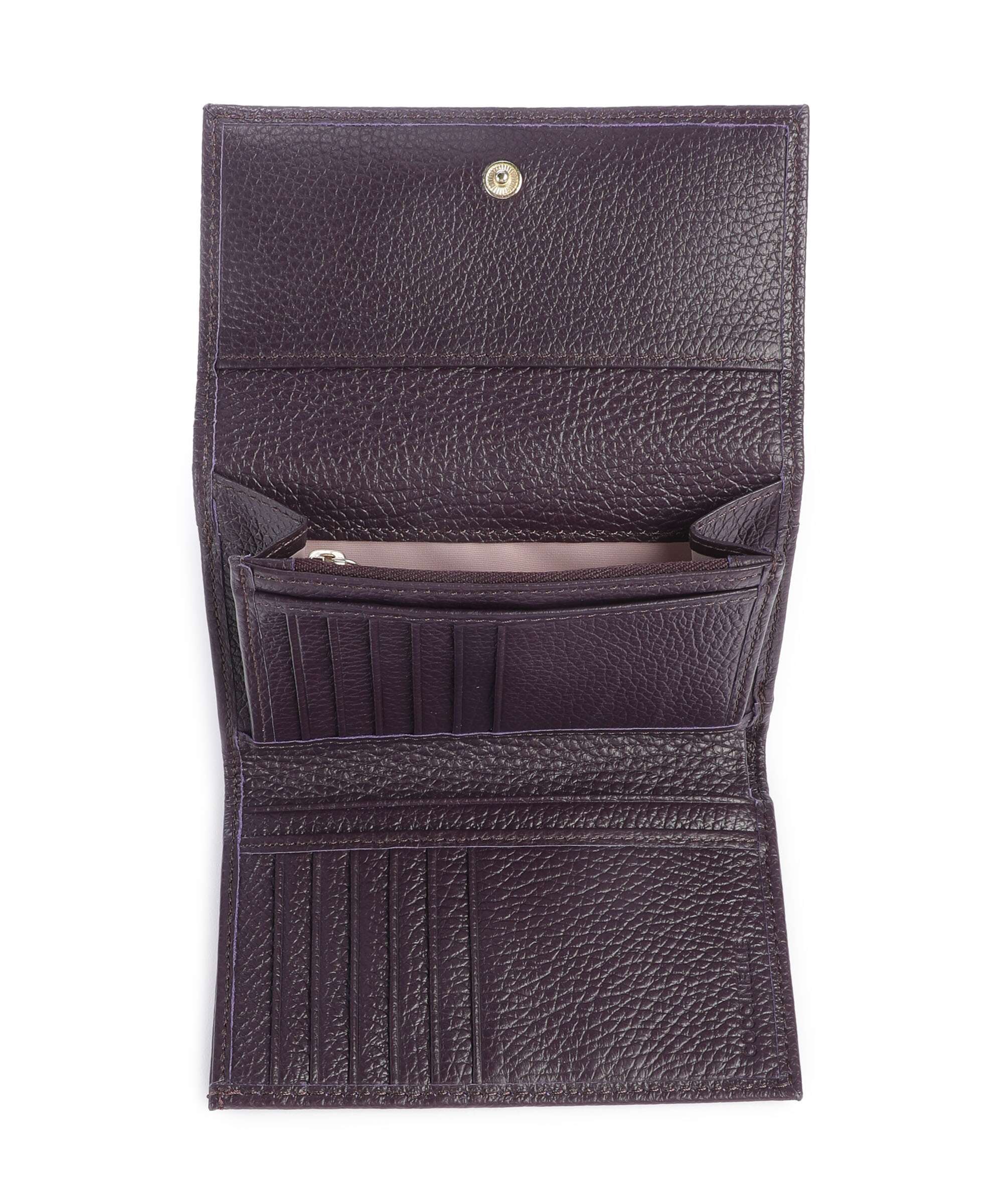 Coccinelle Metallic Soft Wallet prune
