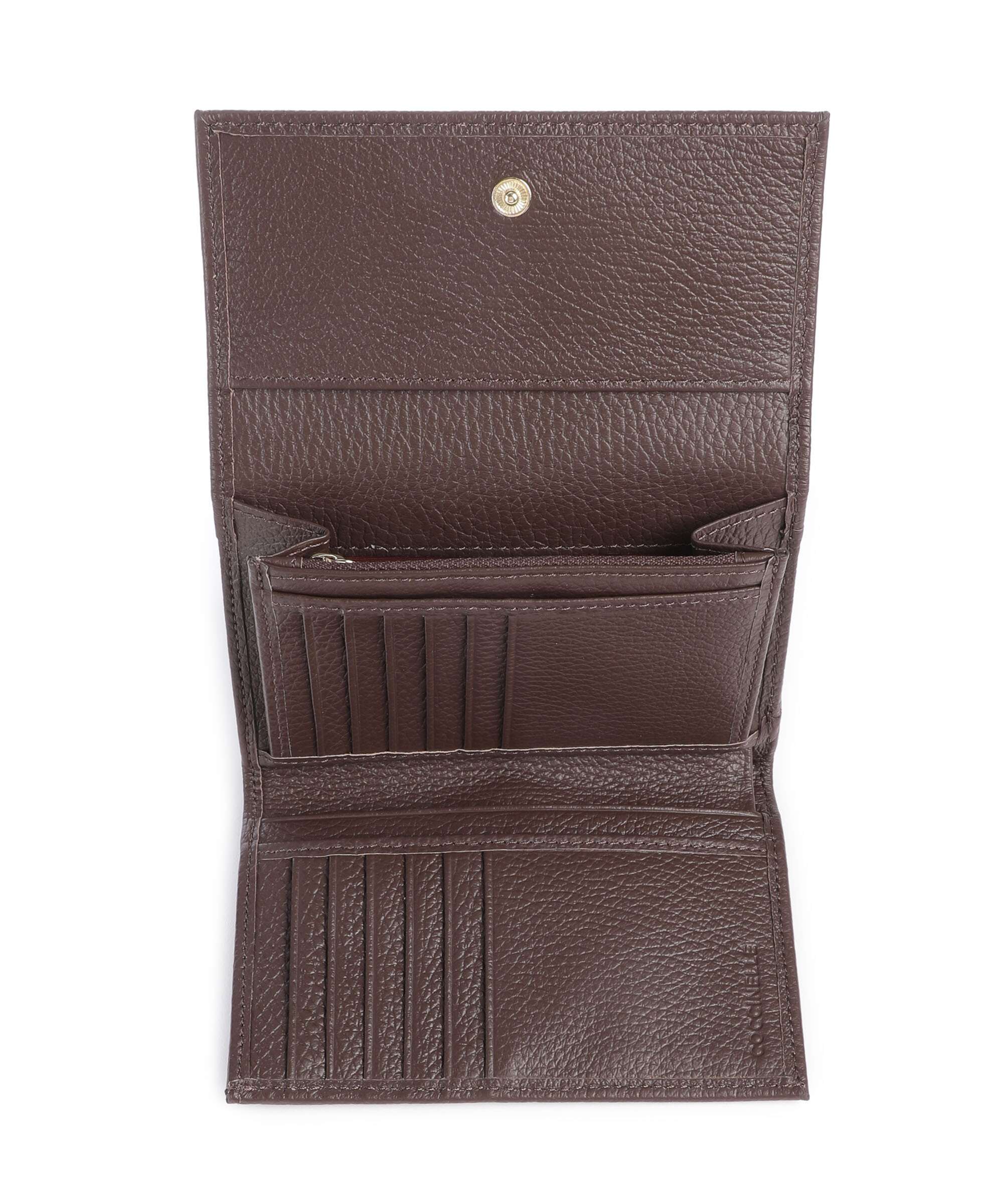 Coccinelle Metallic Soft Wallet brunette
