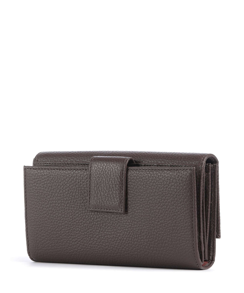 Coccinelle Metallic Soft Wallet brunette