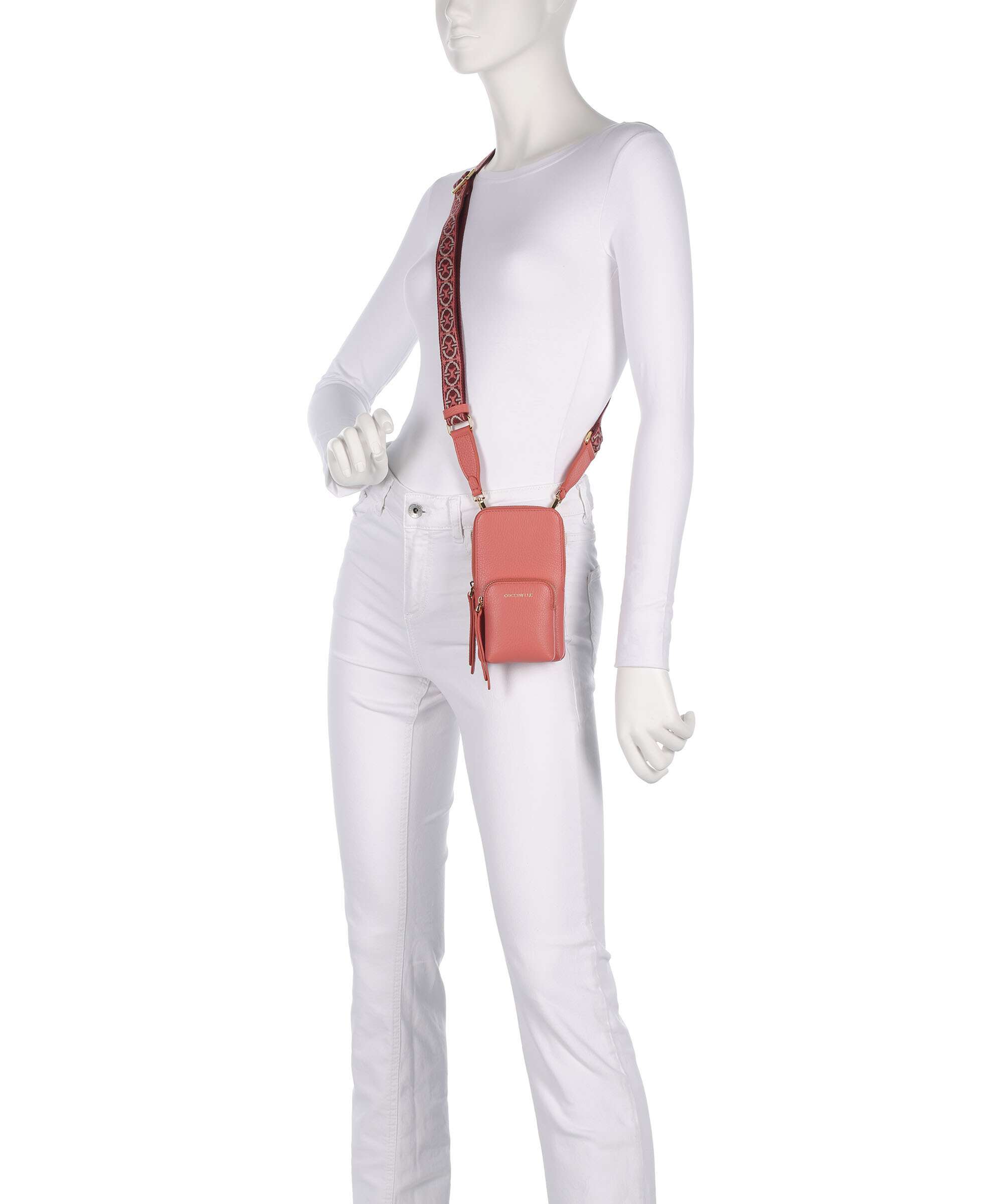 Coccinelle Pixie Phone bag pink clay