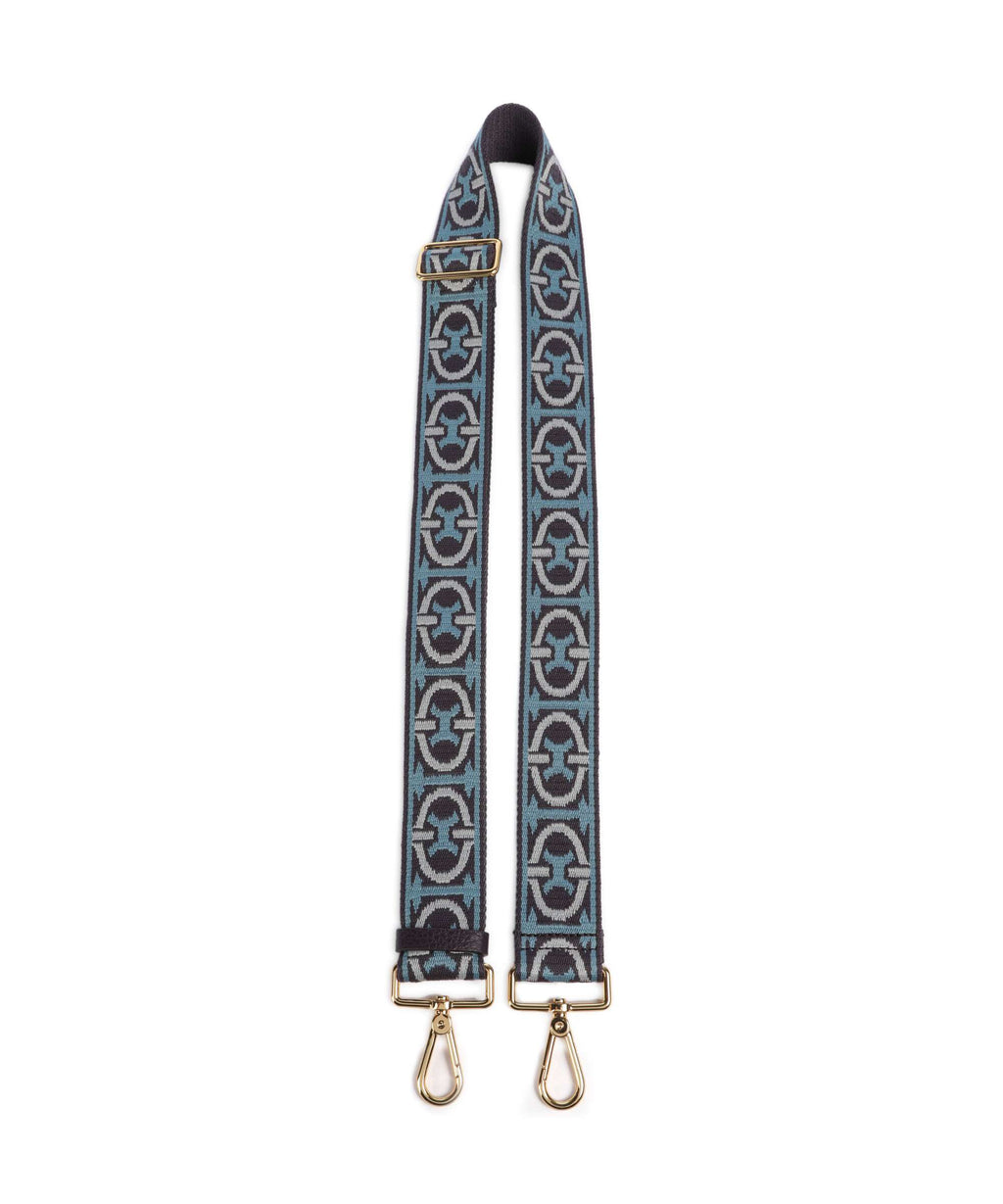 Coccinelle Nastro Monogram Tricolor Bag strap multicolour/arctic