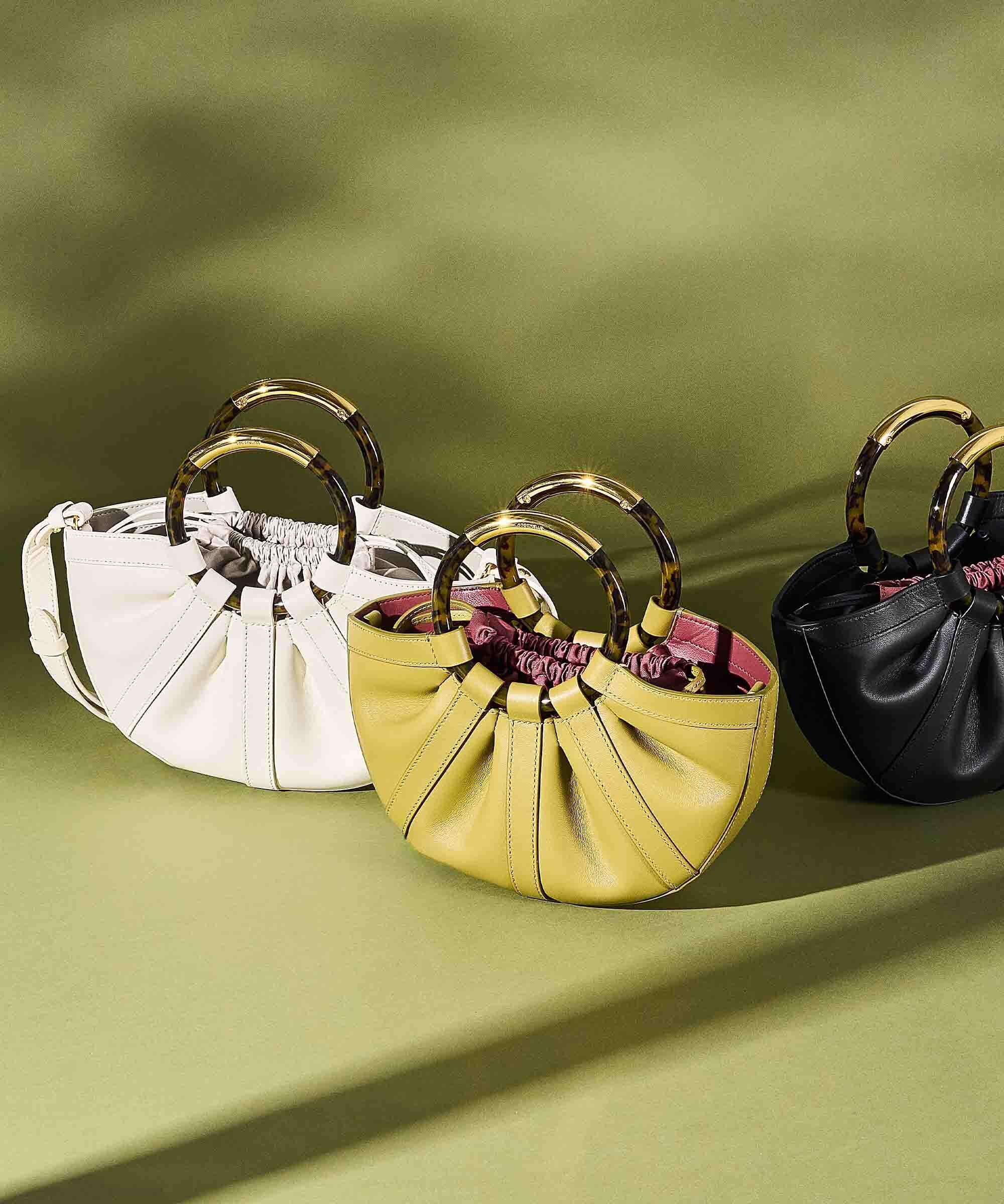 Coccinelle Shell Handbag pearl