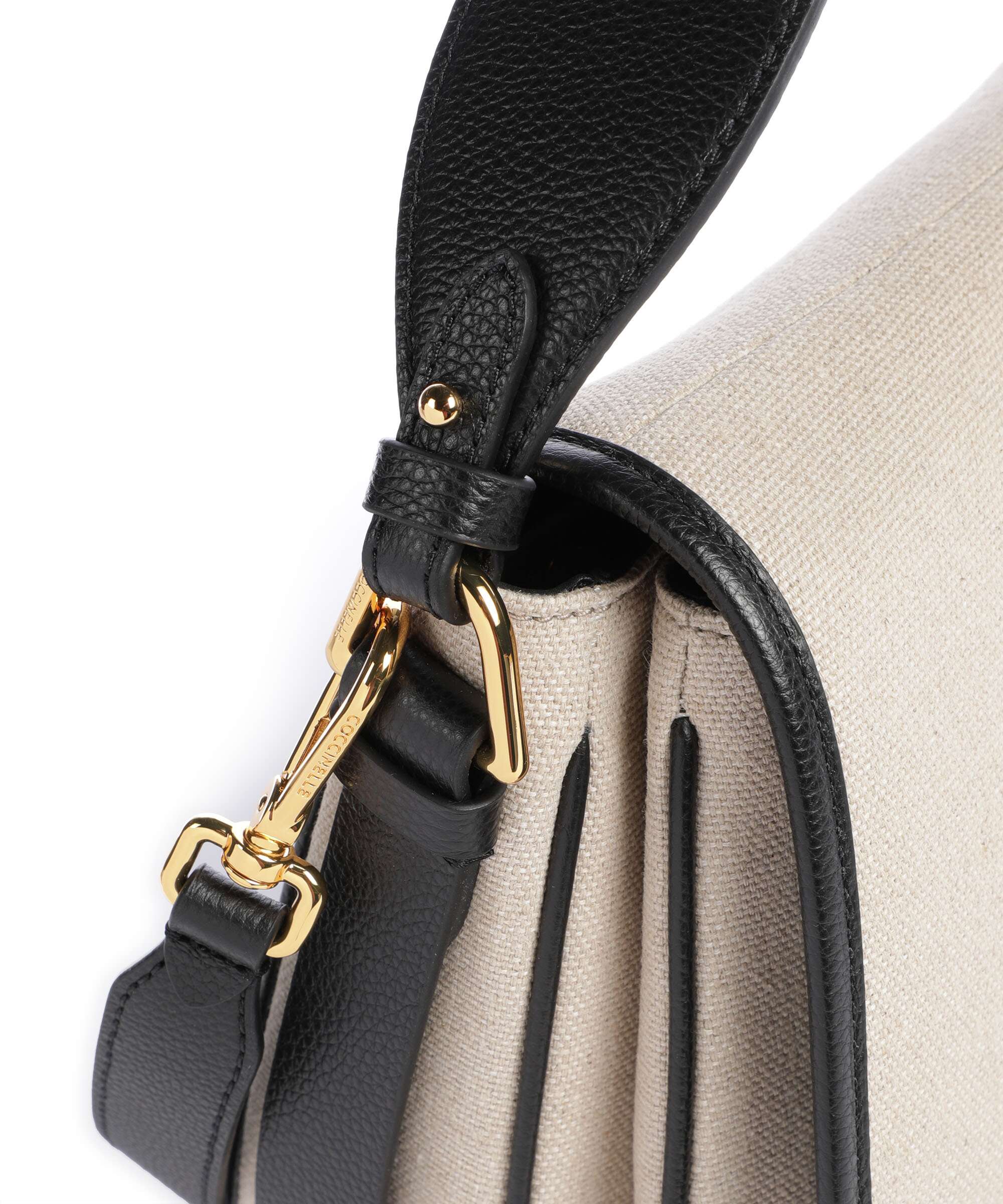 Coccinelle Mavery Canvas Handbag natural/noir