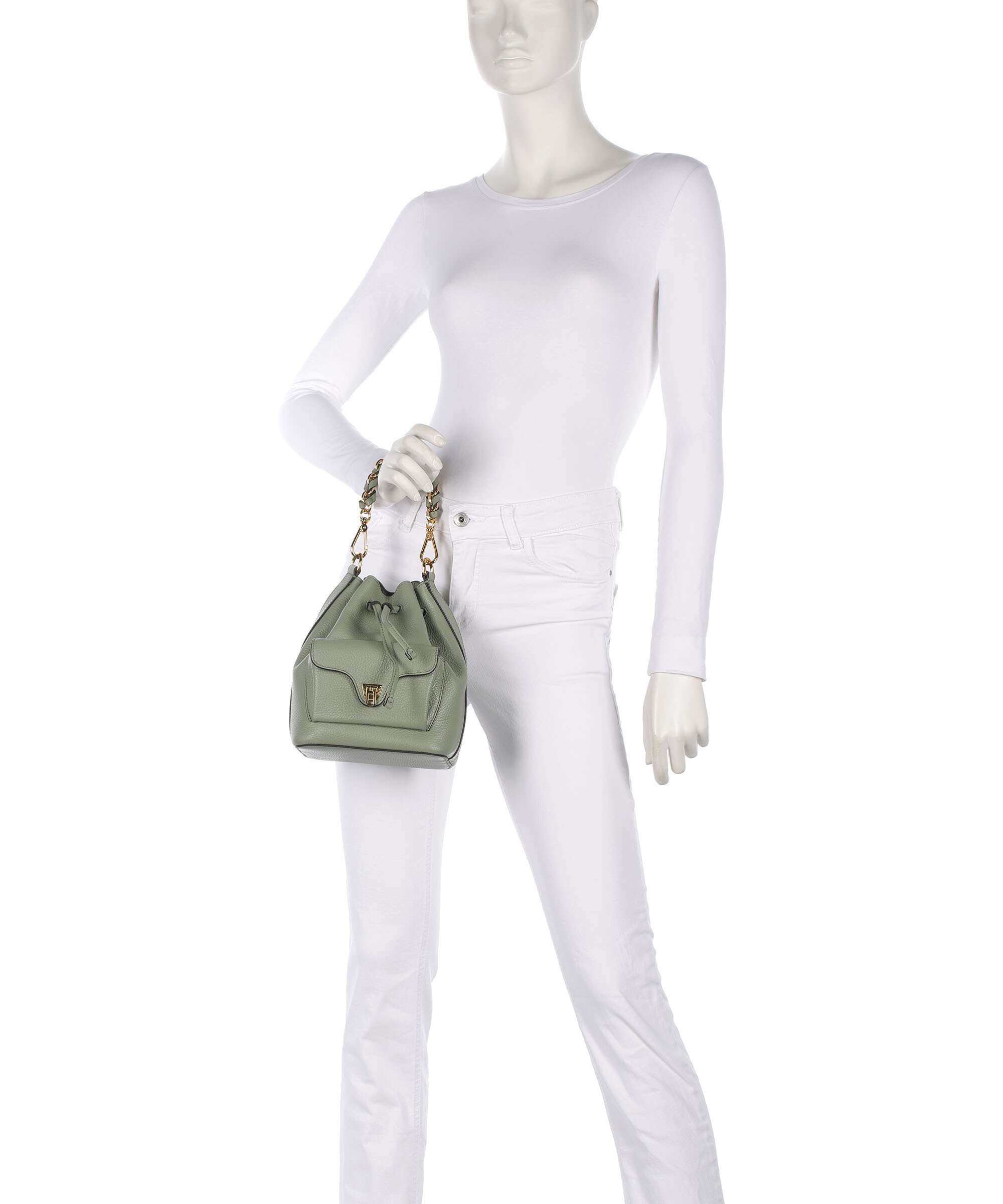 Coccinelle Beat Generation Bucket bag greenery