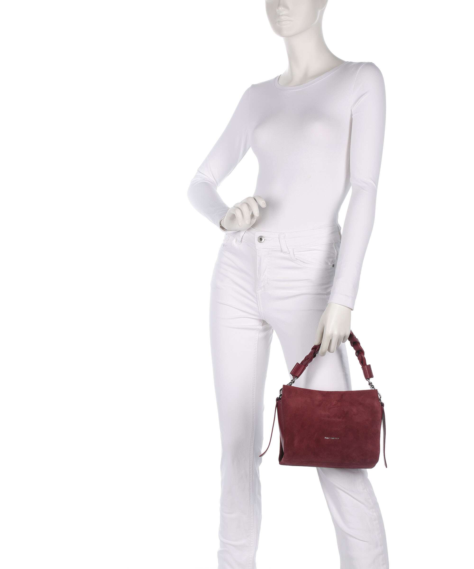 Coccinelle Boheme Suede Handbag ribes